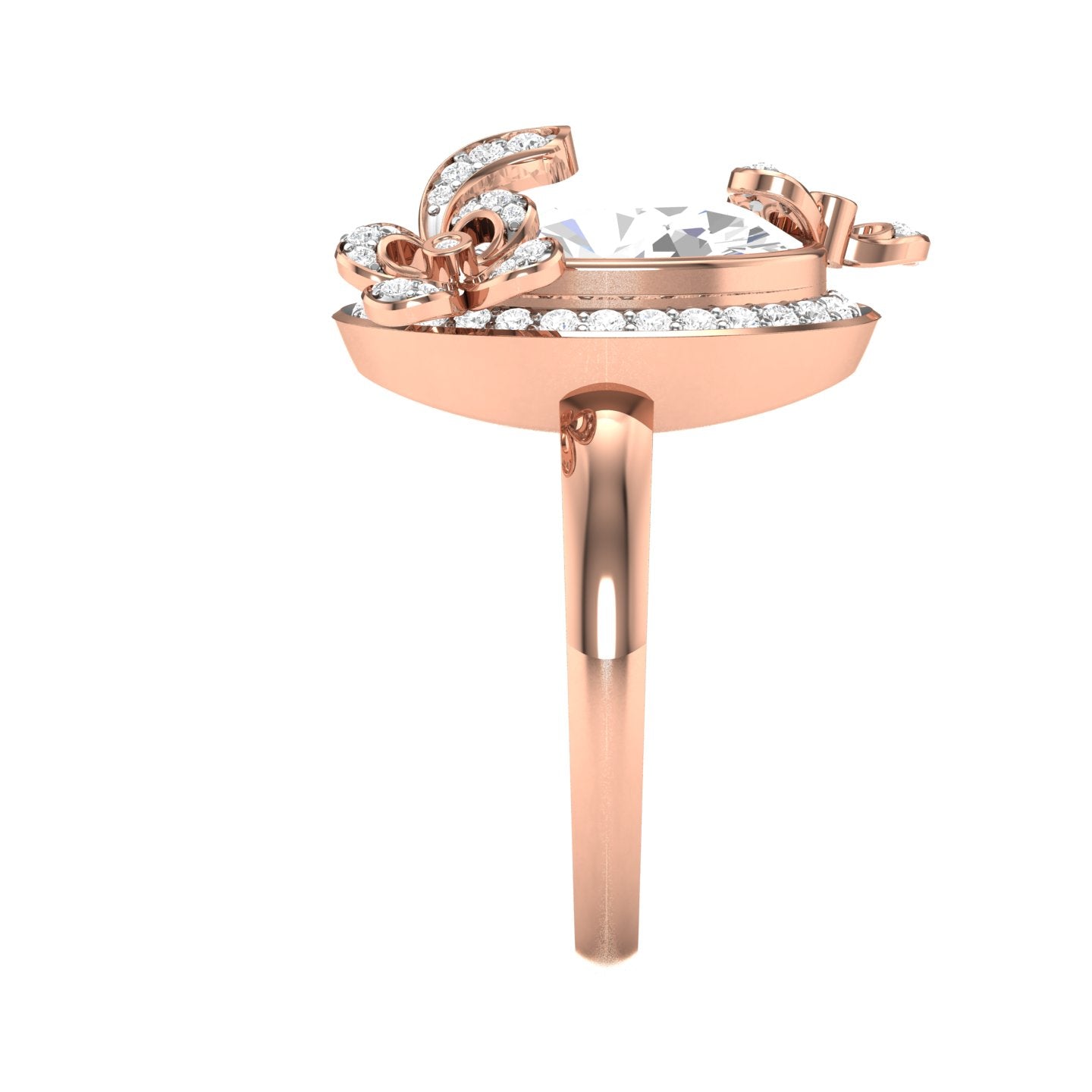 Rose Gold Plated Sterling Silver Ring