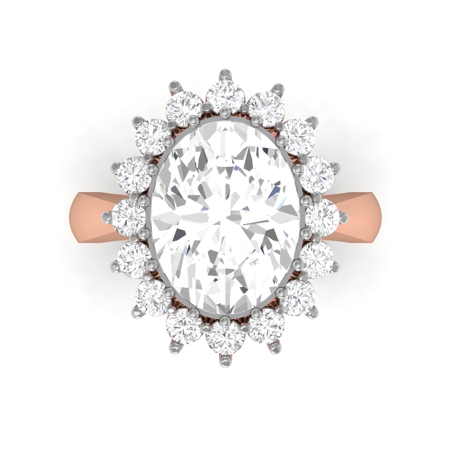 Rose Gold Plated Sterling Silver Ring