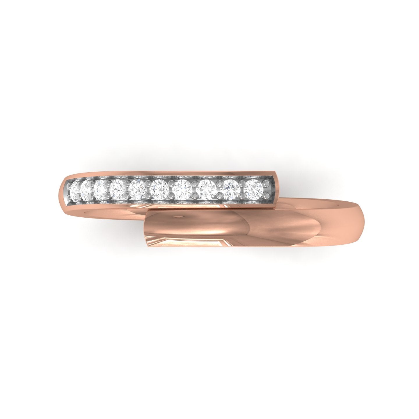 Rose Gold Plated Sterling Silver Ring