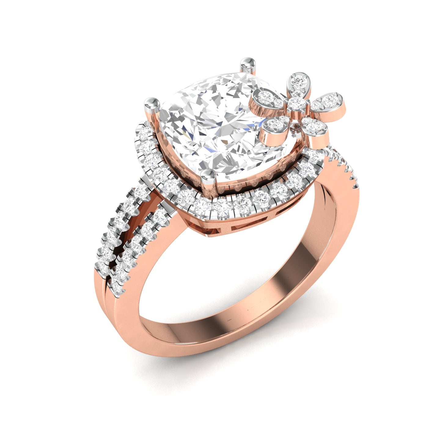 Rose Gold Plated Sterling Silver Ring