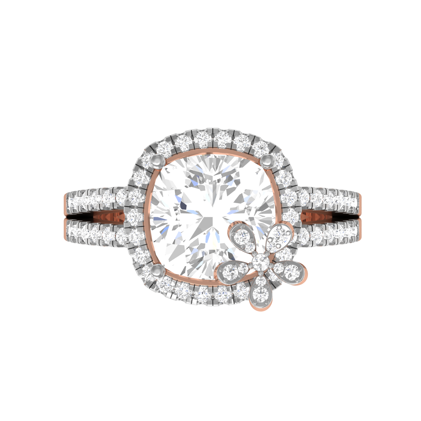 Rose Gold Plated Sterling Silver Ring