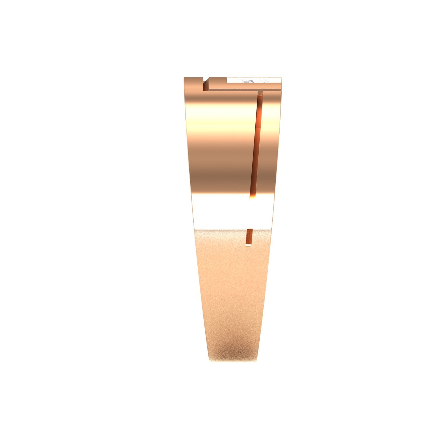 Rose Gold Plated Sterling Silver Ring
