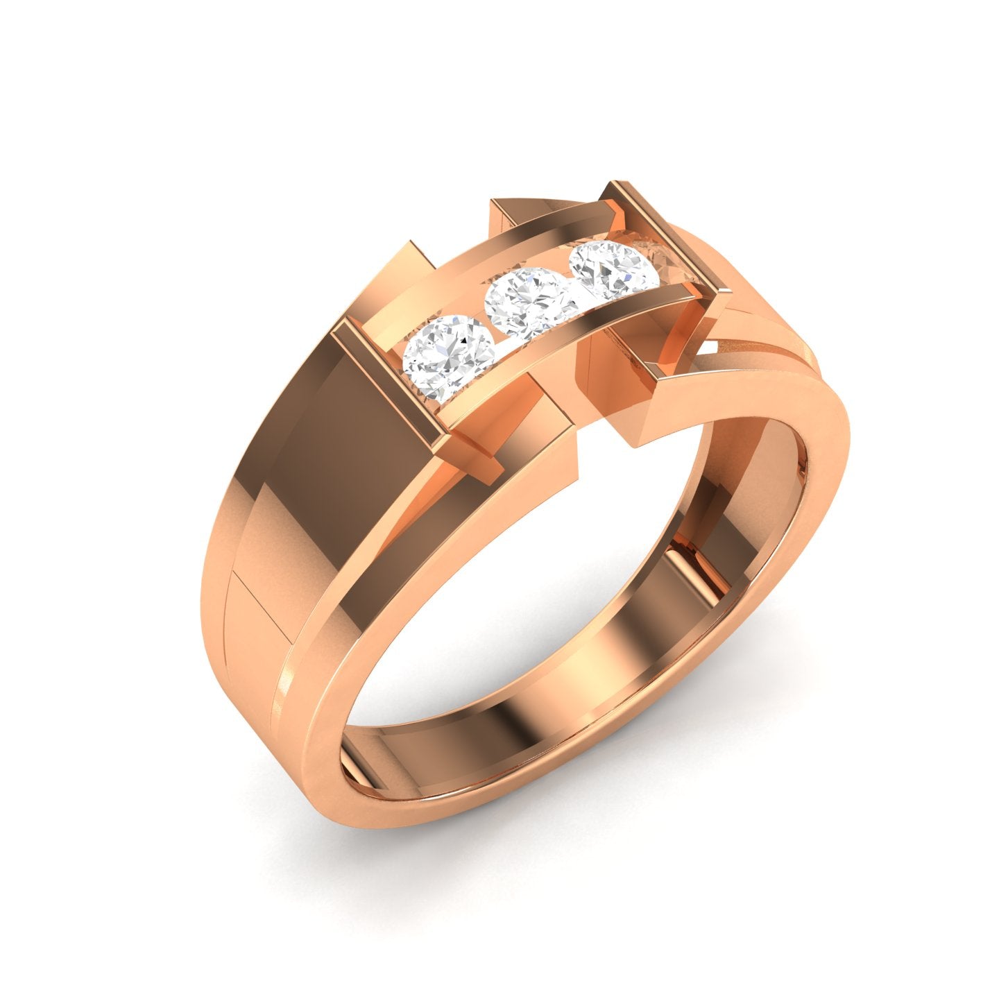 Rose Gold Plated Sterling Silver Ring