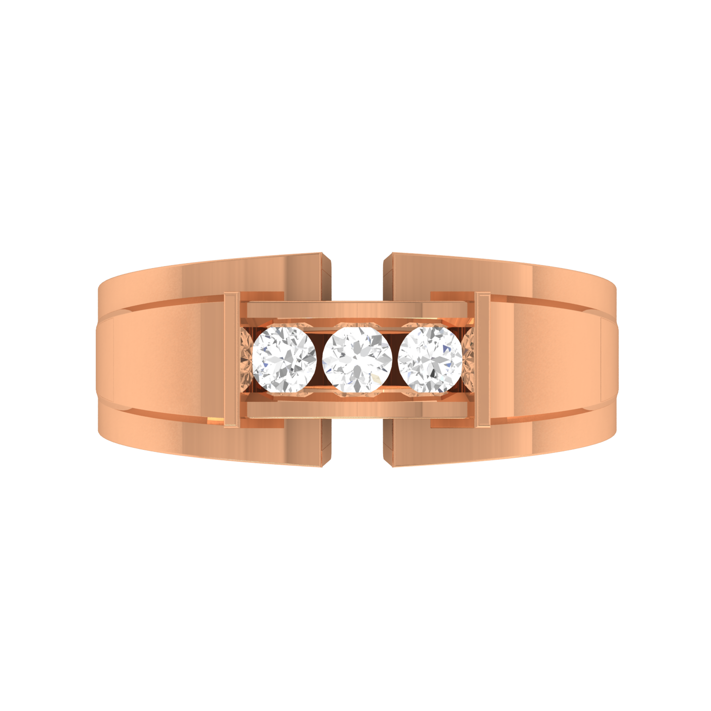 Rose Gold Plated Sterling Silver Ring