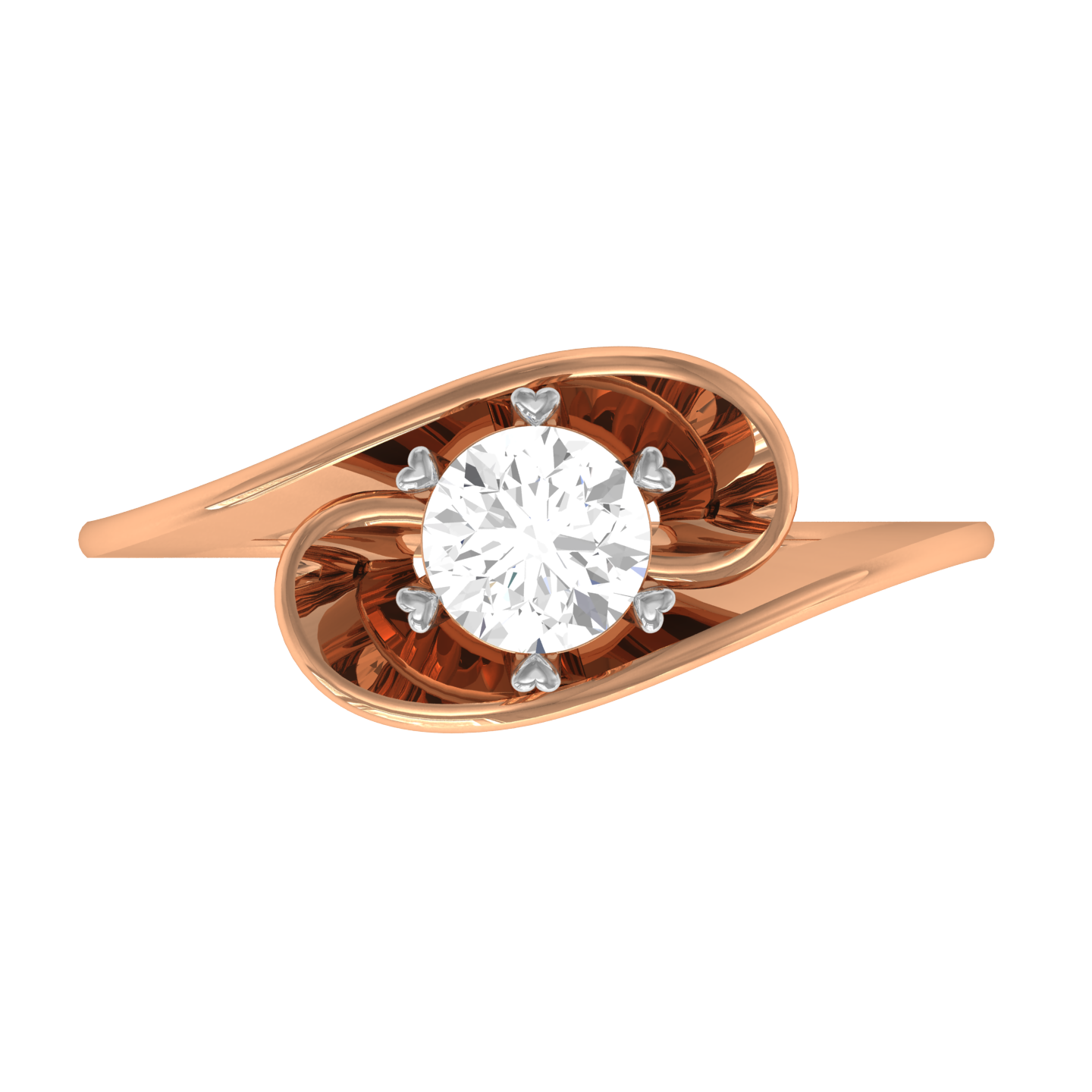 Rose Gold Plated Sterling Silver Ring