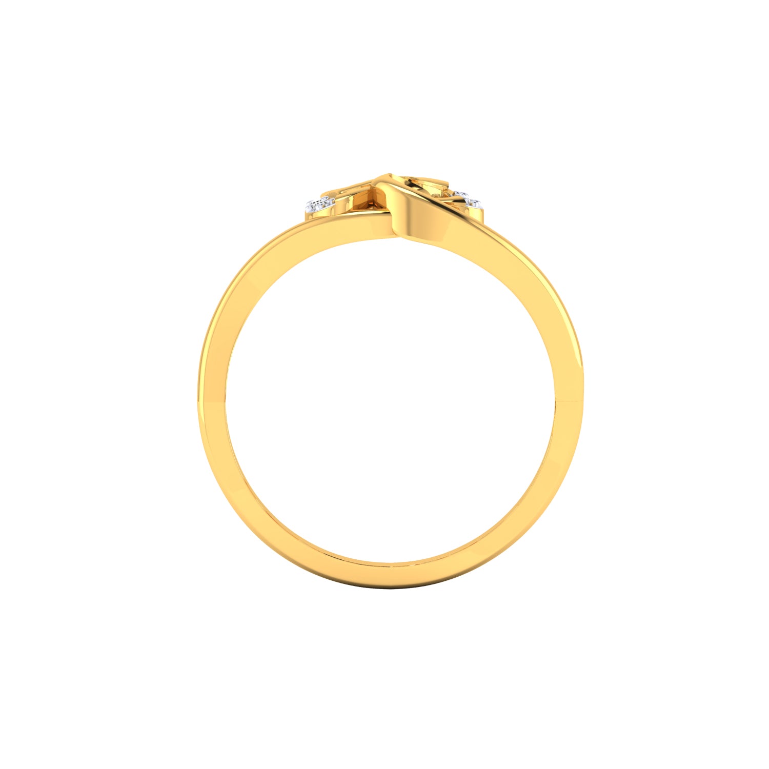 Yellow Gold Plated Sterling Silver Ring
