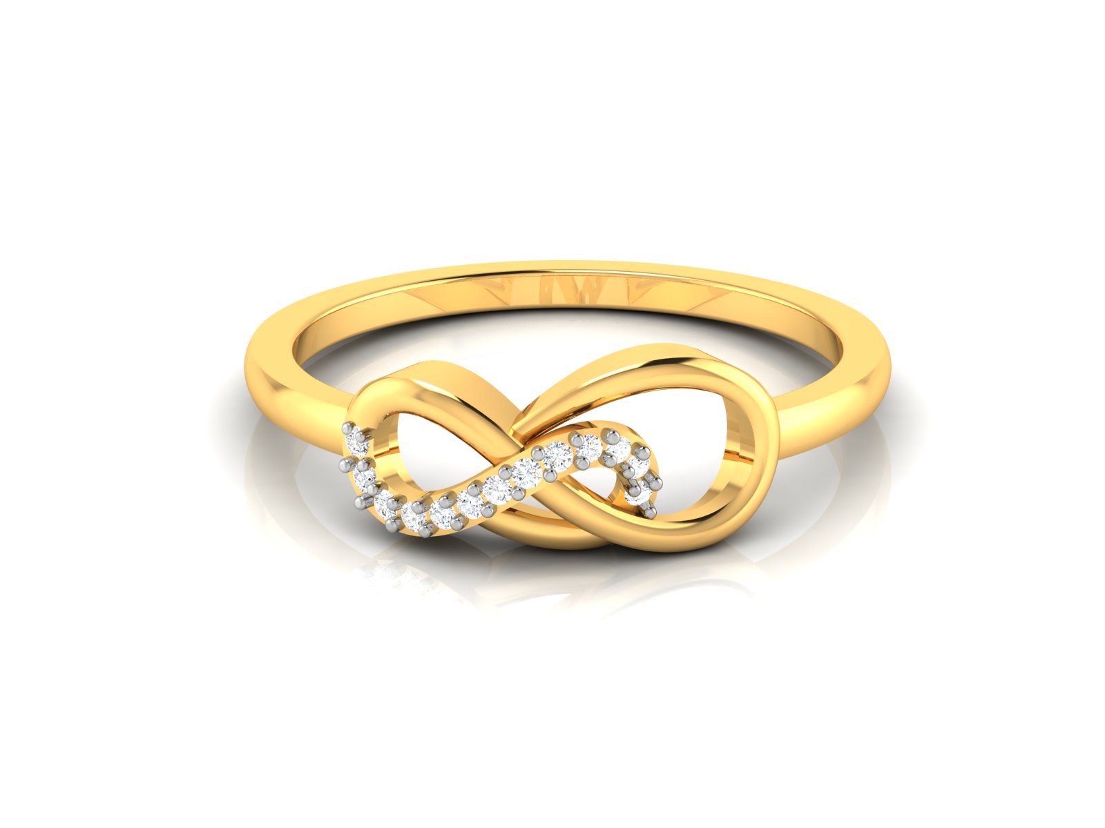 Yellow Gold Plated Sterling Silver Ring