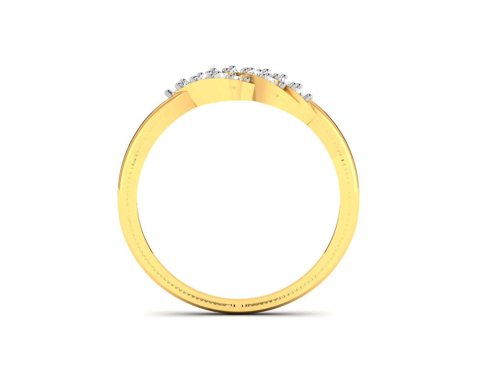 Yellow Gold Plated Sterling Silver Ring