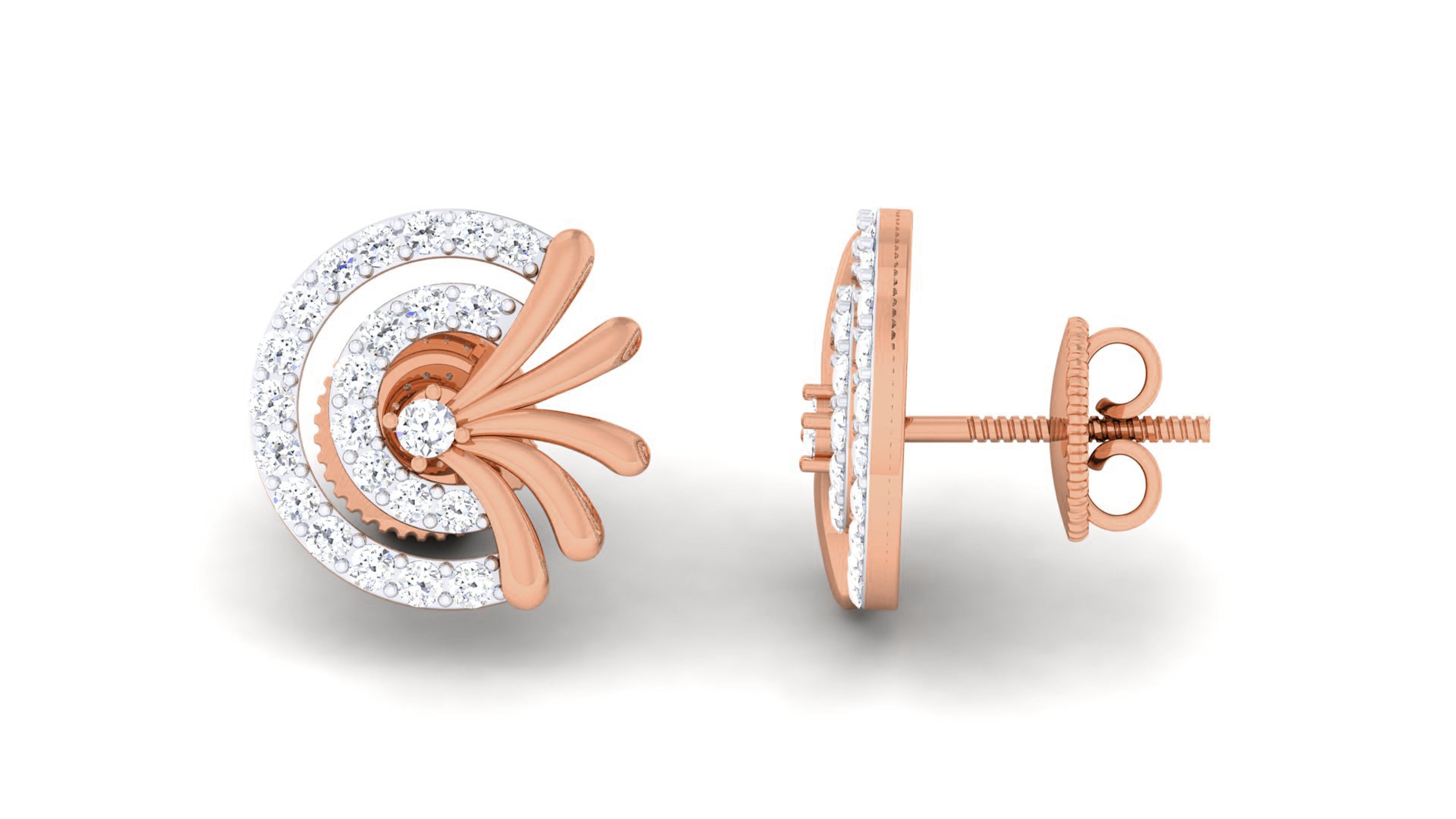 Rose Gold Earings