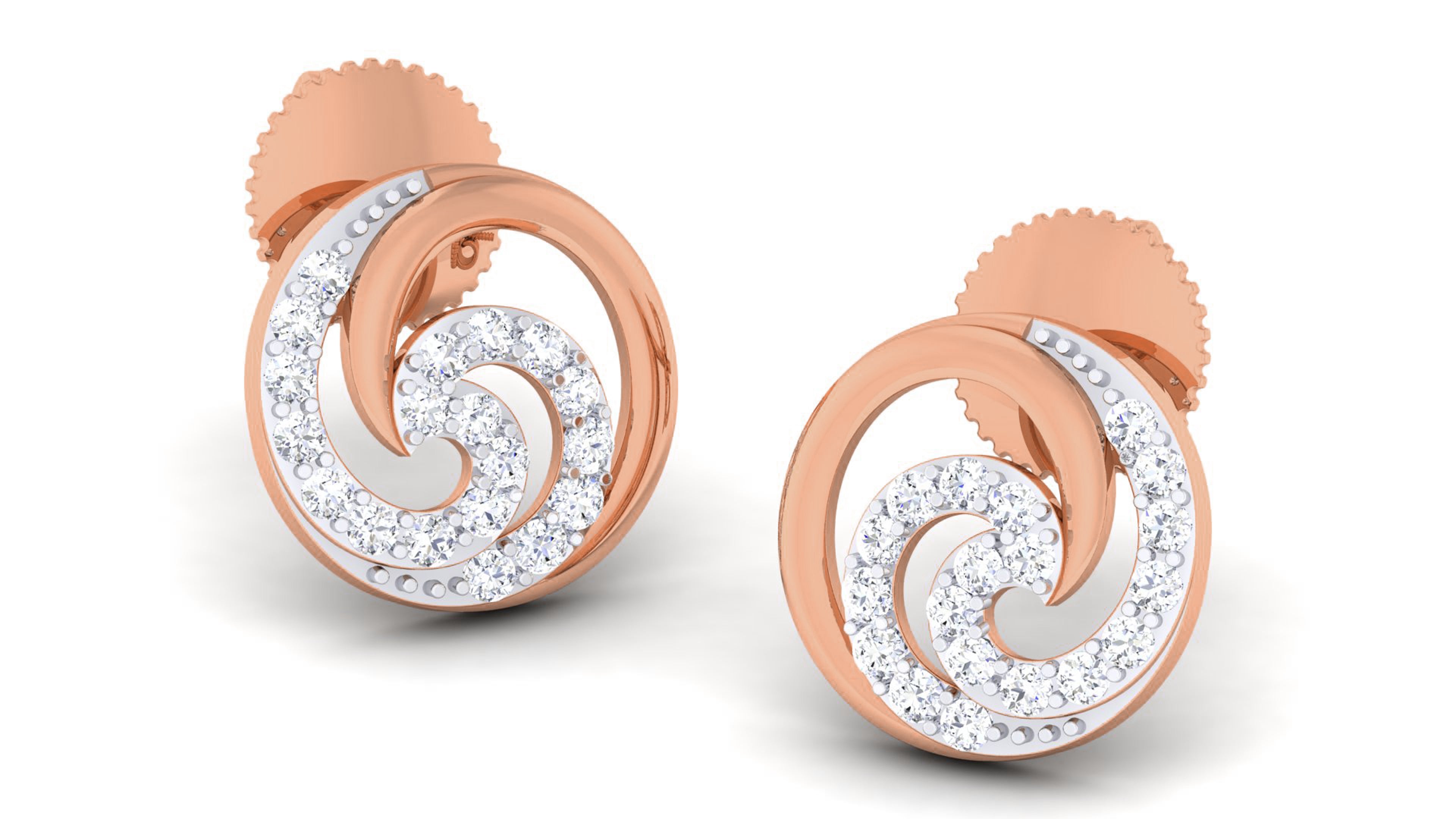 Rose Gold Earings