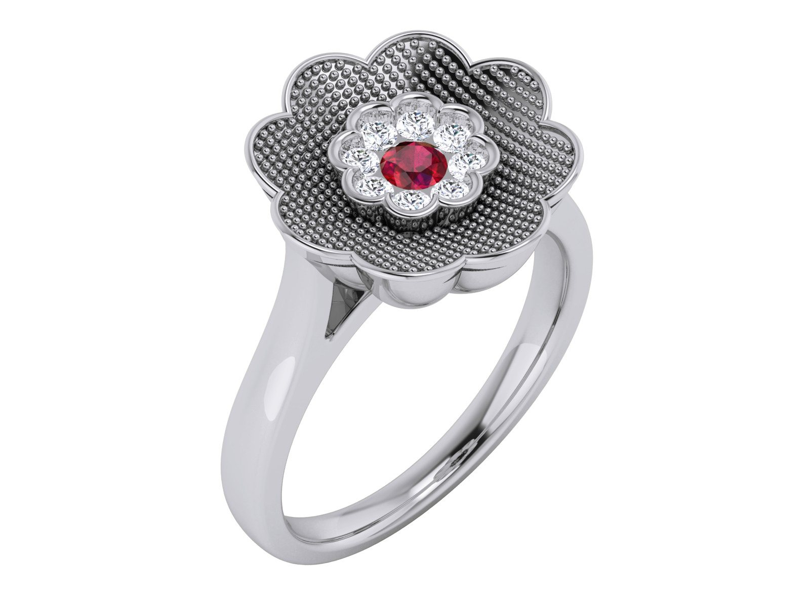White Gold Ring