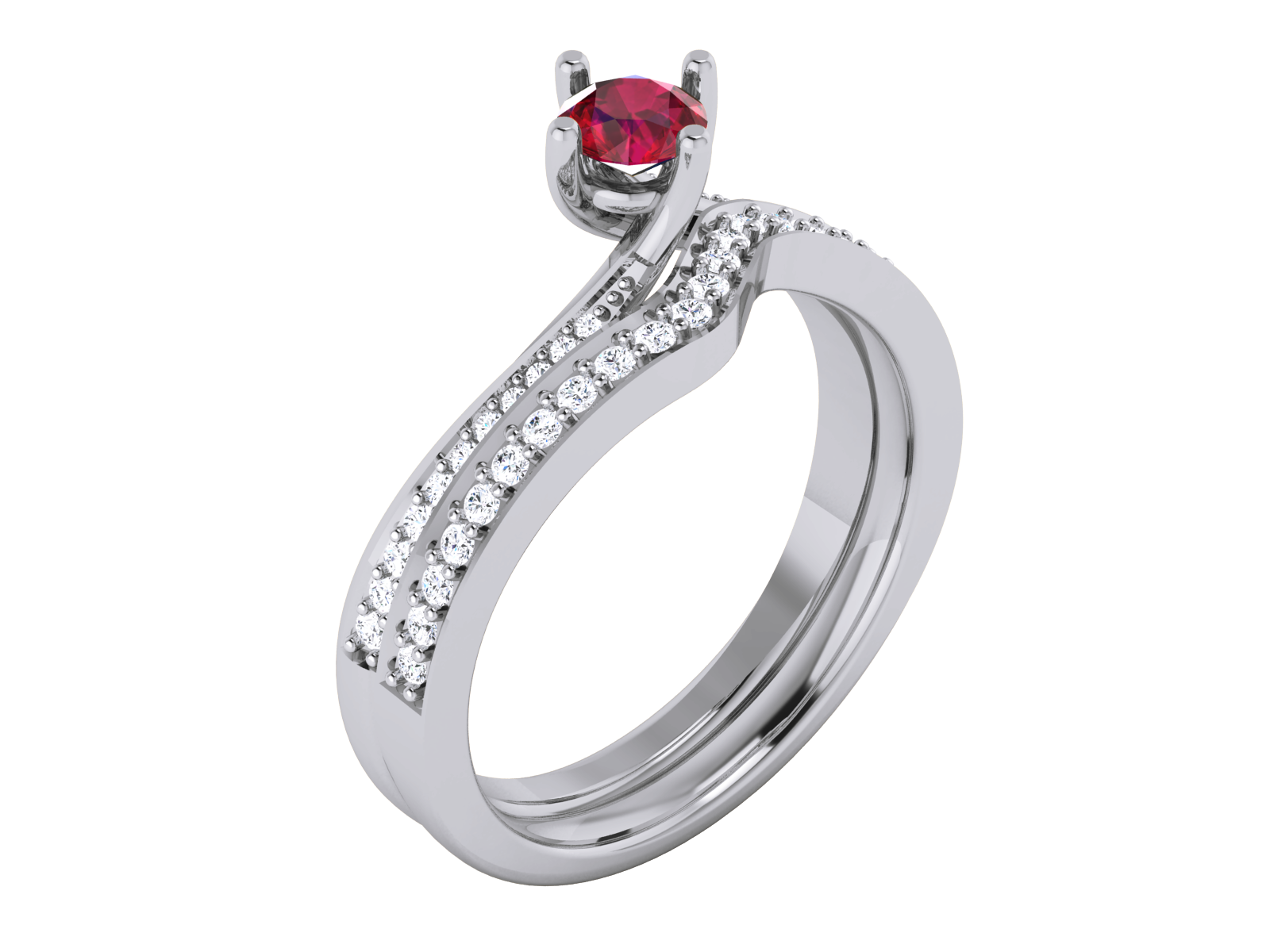 White Gold Ring