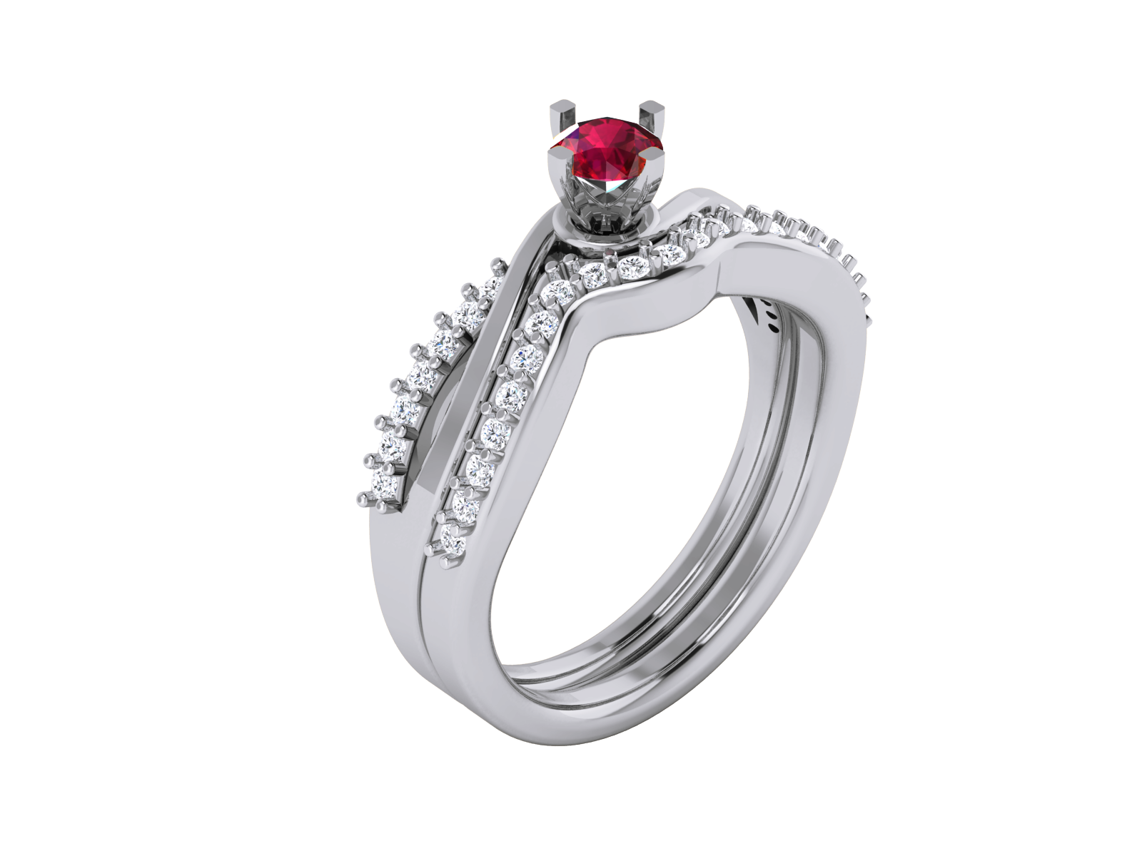 White Gold Ring