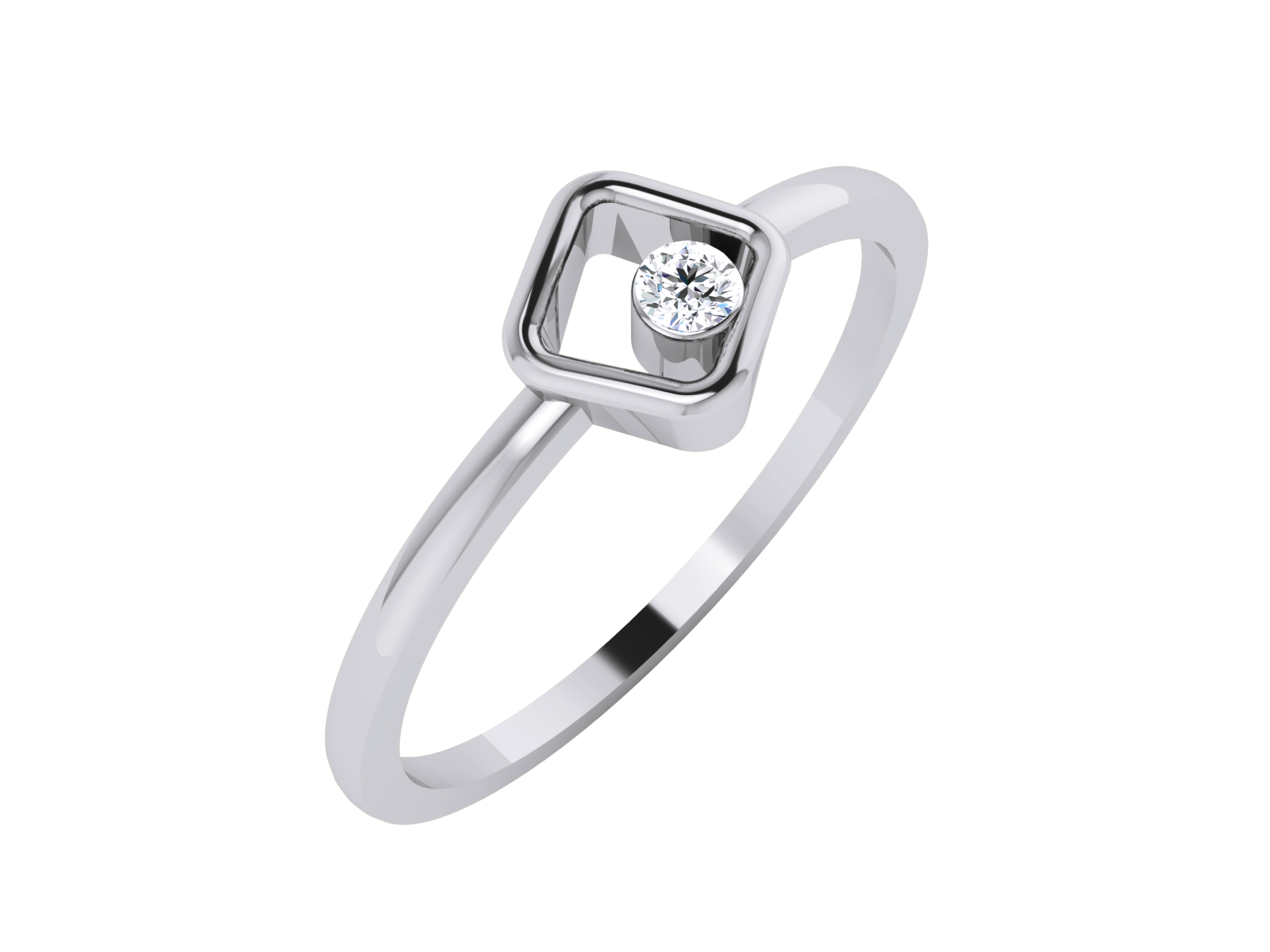 White Gold Ring
