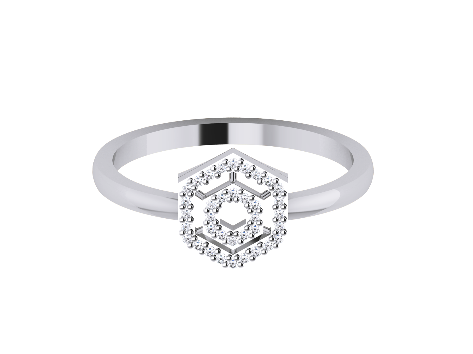 White Gold Ring