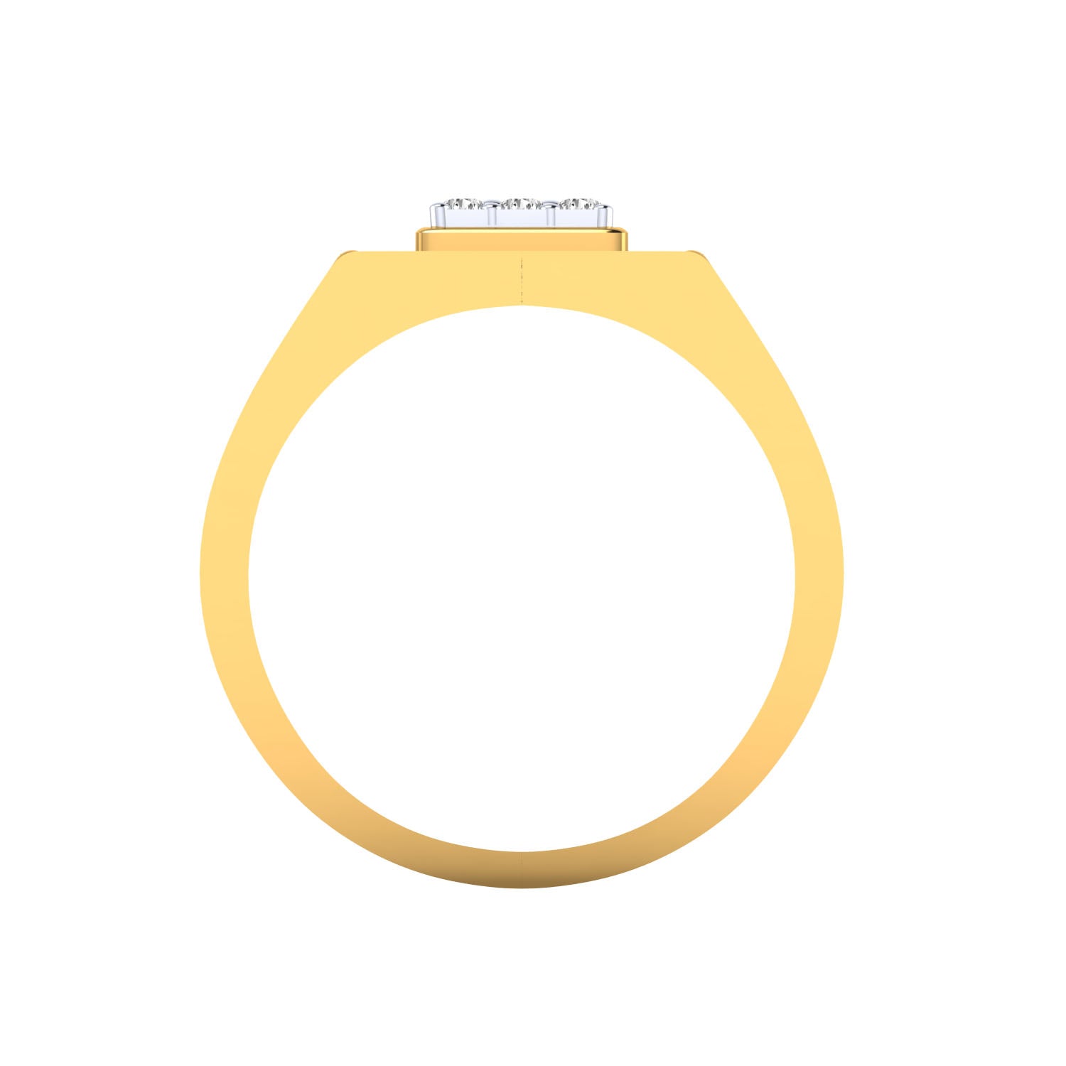 Yellow Gold Plated Sterling Silver Ring