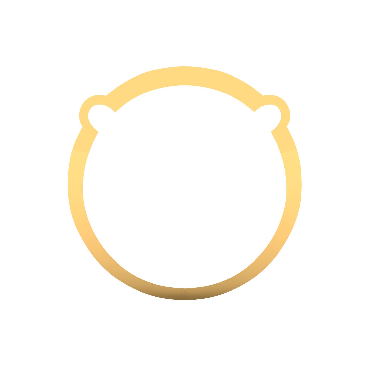 Yellow Gold Plated Sterling Silver Ring