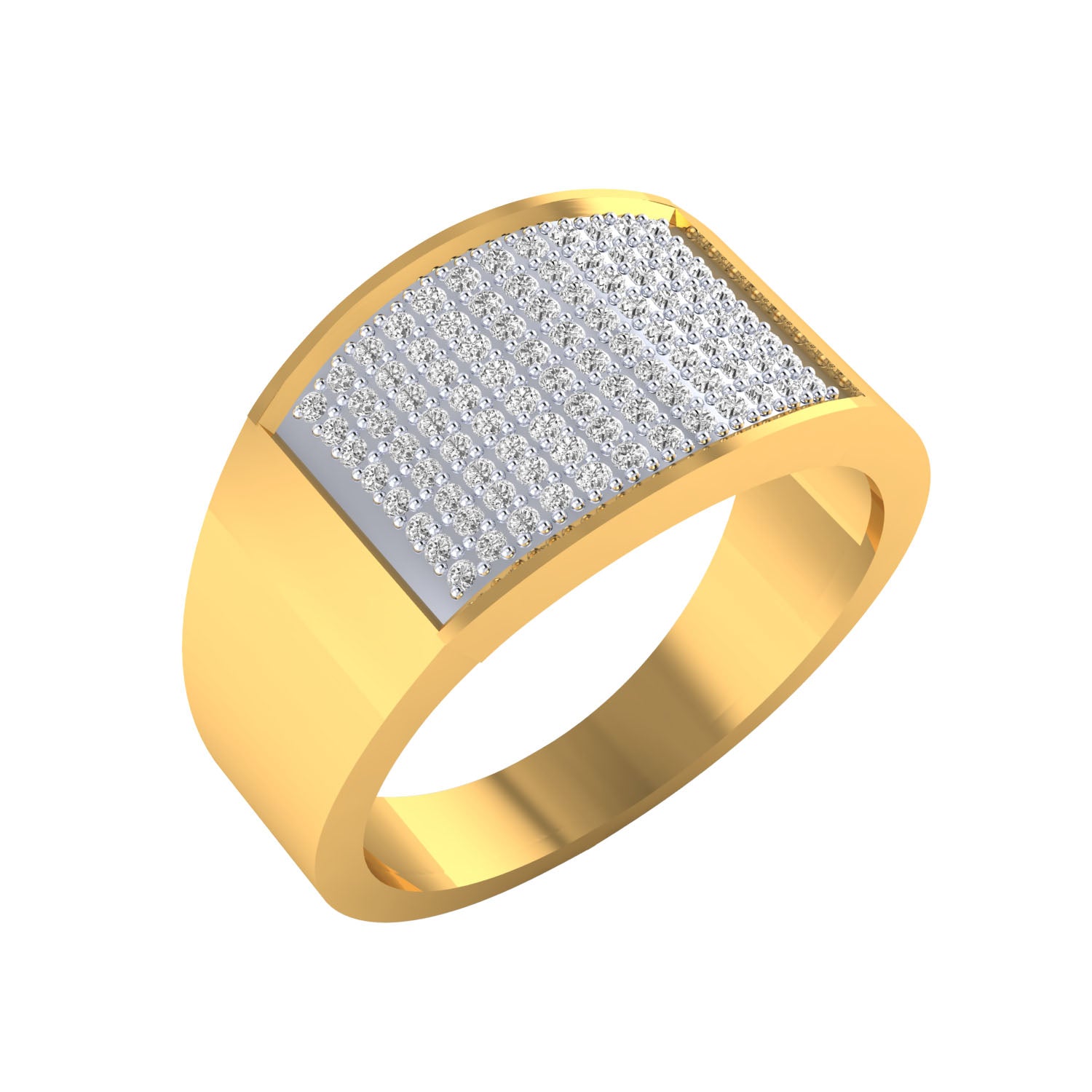 Yellow Gold Plated Sterling Silver Ring
