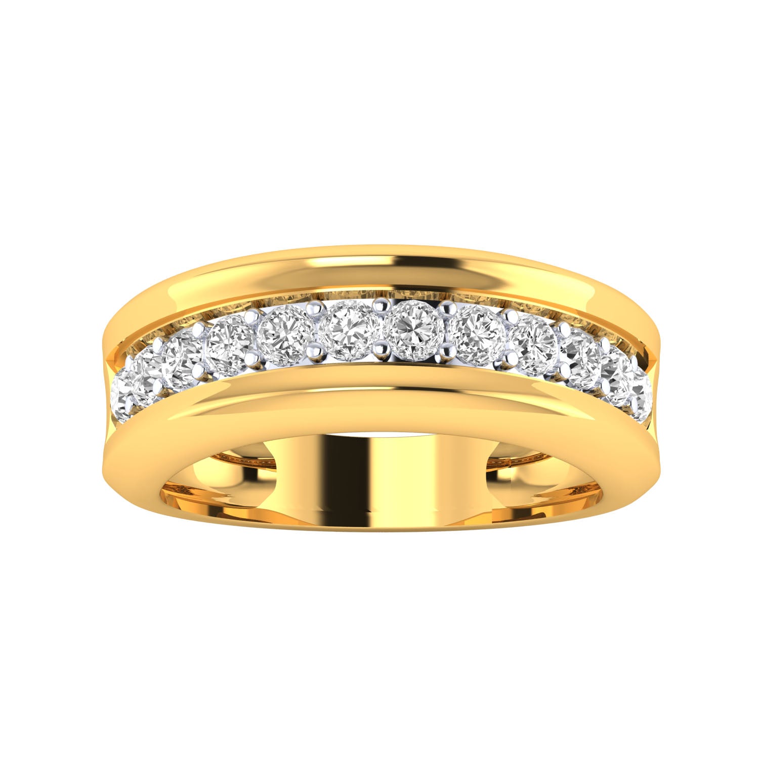 Yellow Gold Plated Sterling Silver Ring