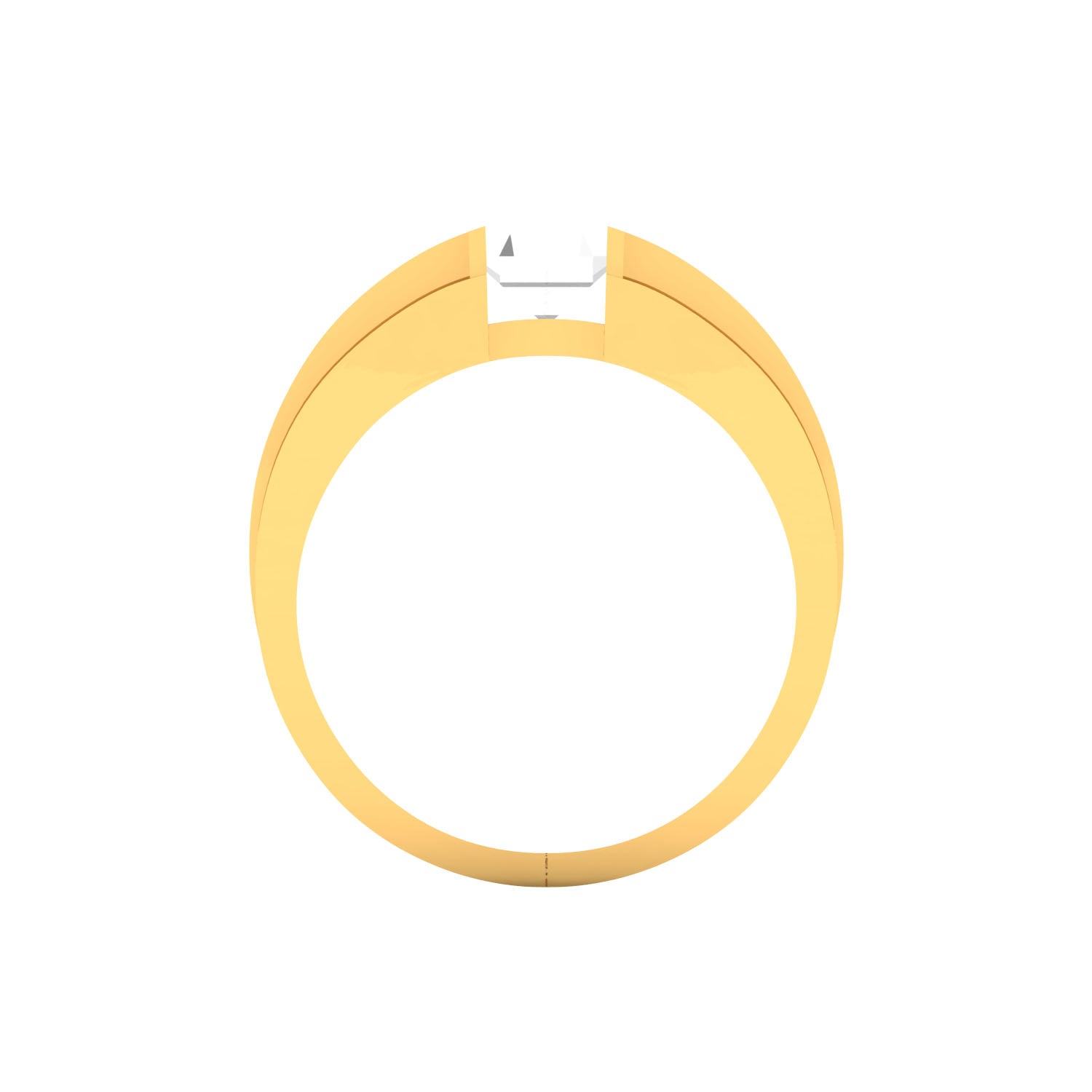 Yellow Gold Plated Sterling Silver Ring