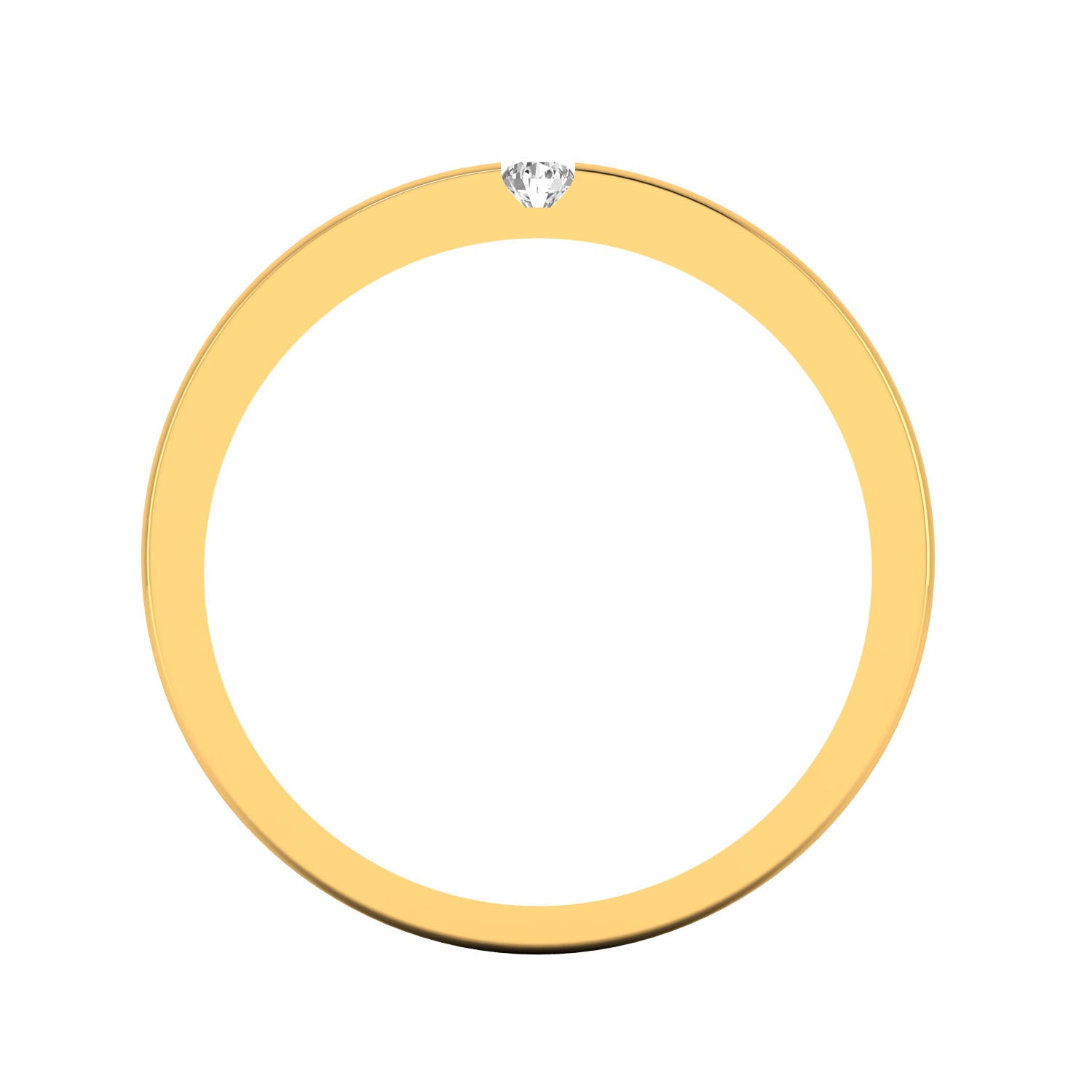 Yellow Gold Plated Sterling Silver Ring