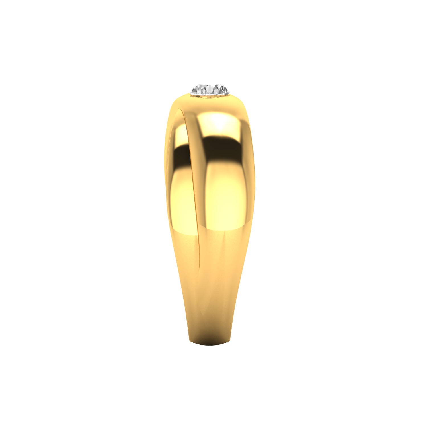 Yellow Gold Plated Sterling Silver Ring