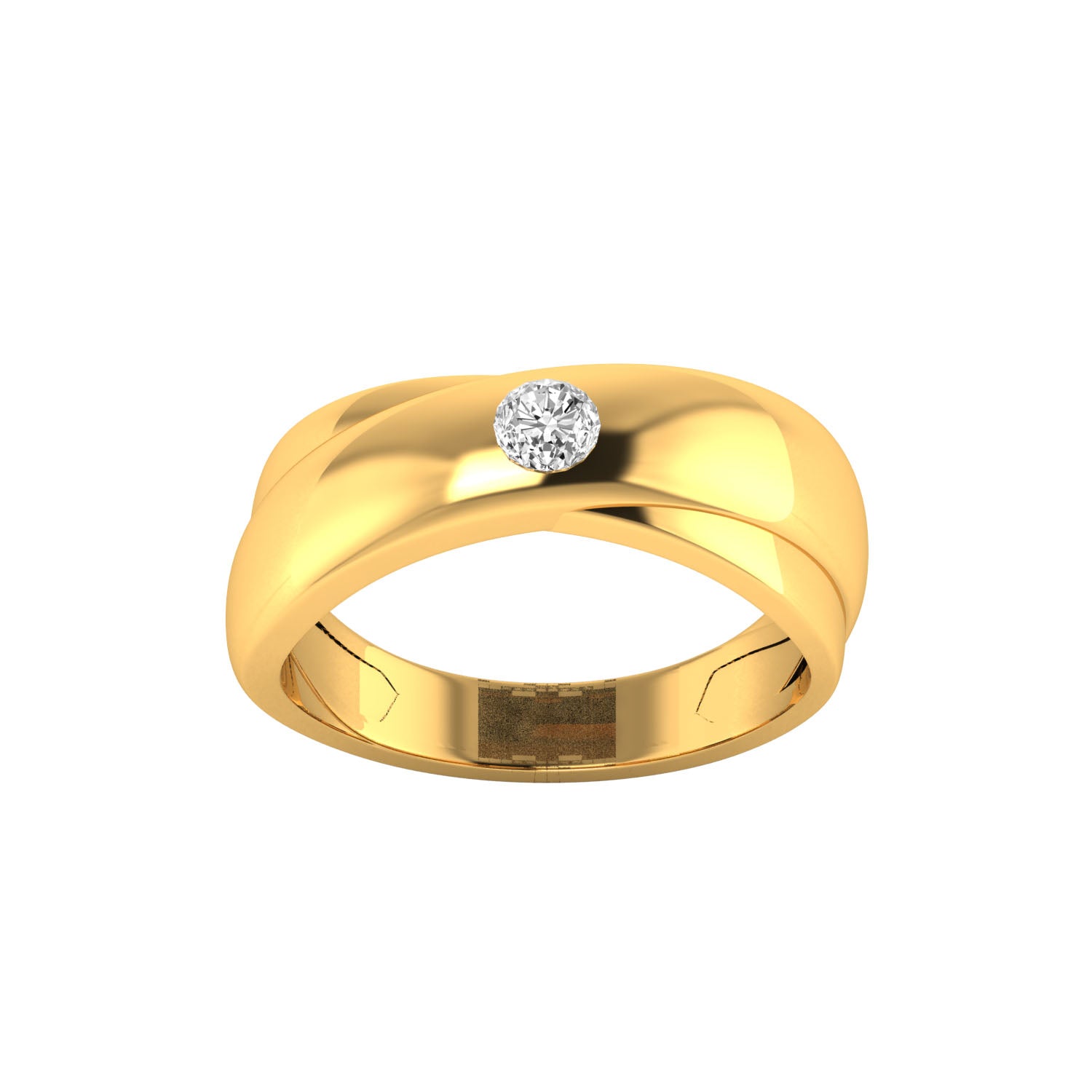 Yellow Gold Plated Sterling Silver Ring