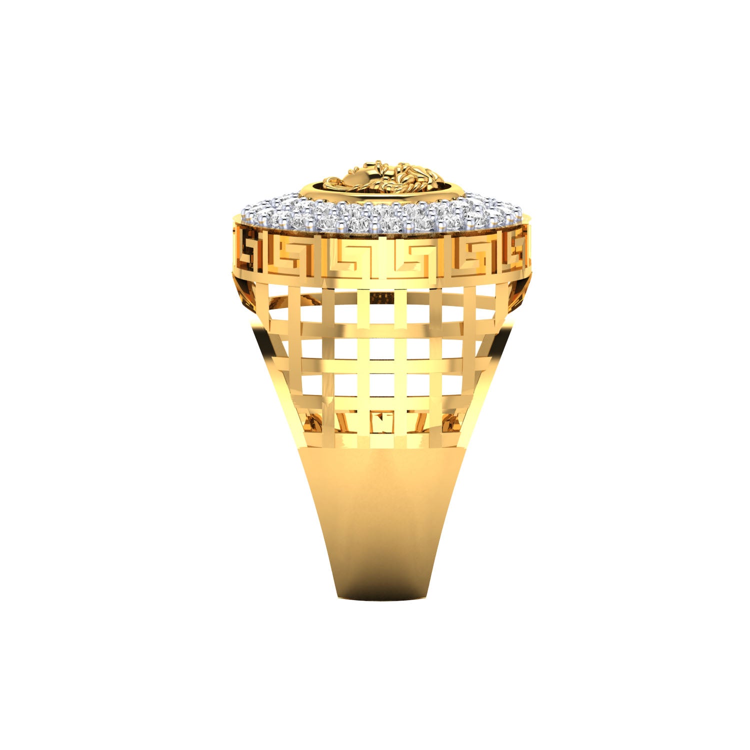 Yellow Gold Plated Sterling Silver Ring