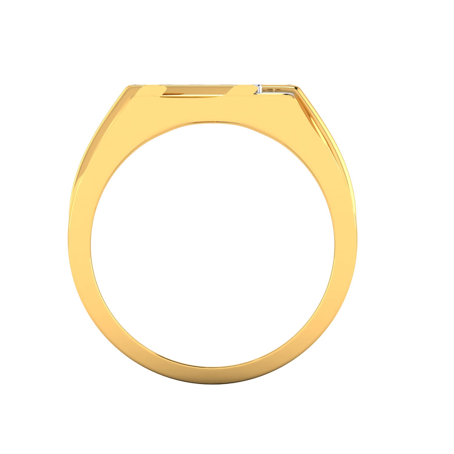 Yellow Gold Plated Sterling Silver Ring