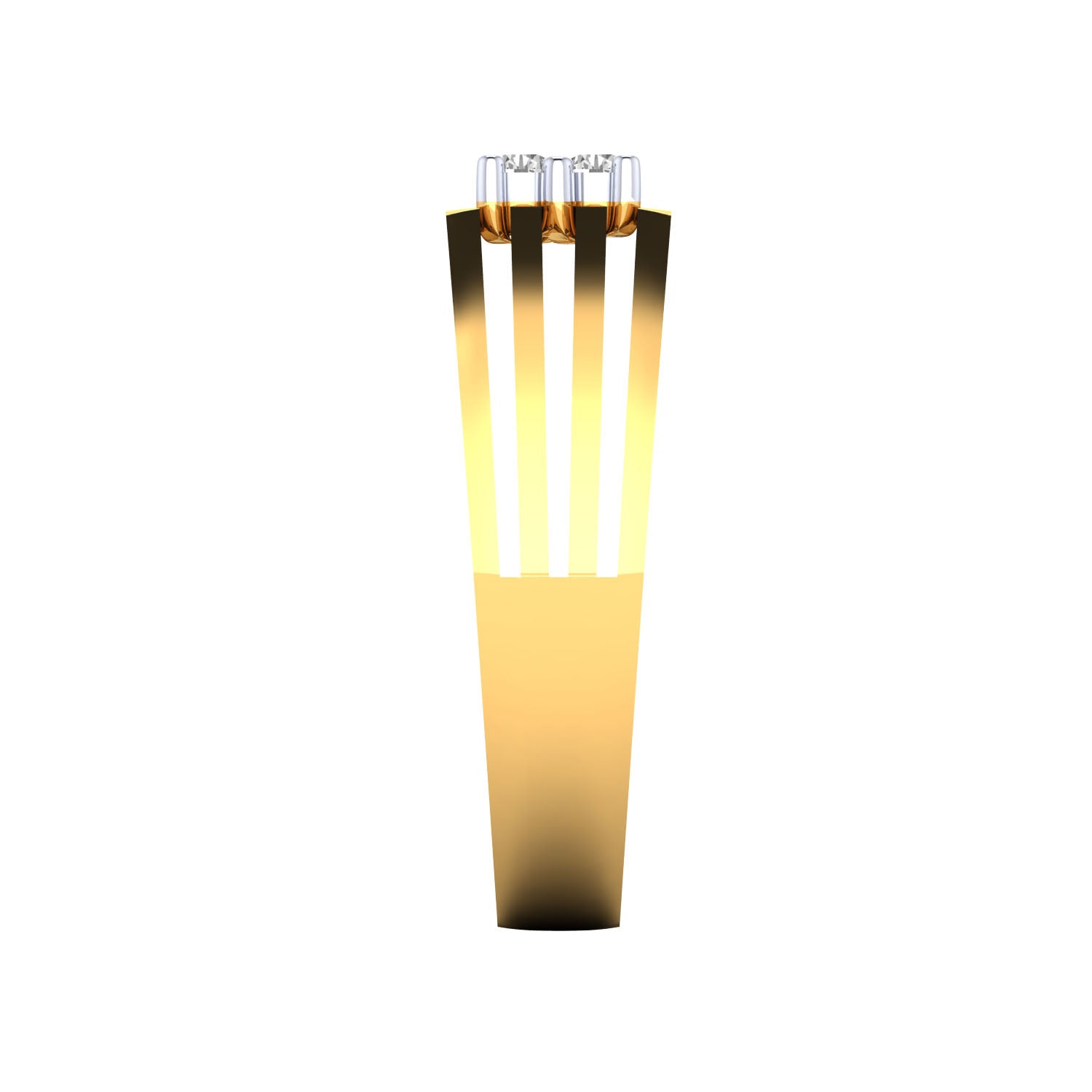 Yellow Gold Plated Sterling Silver Ring