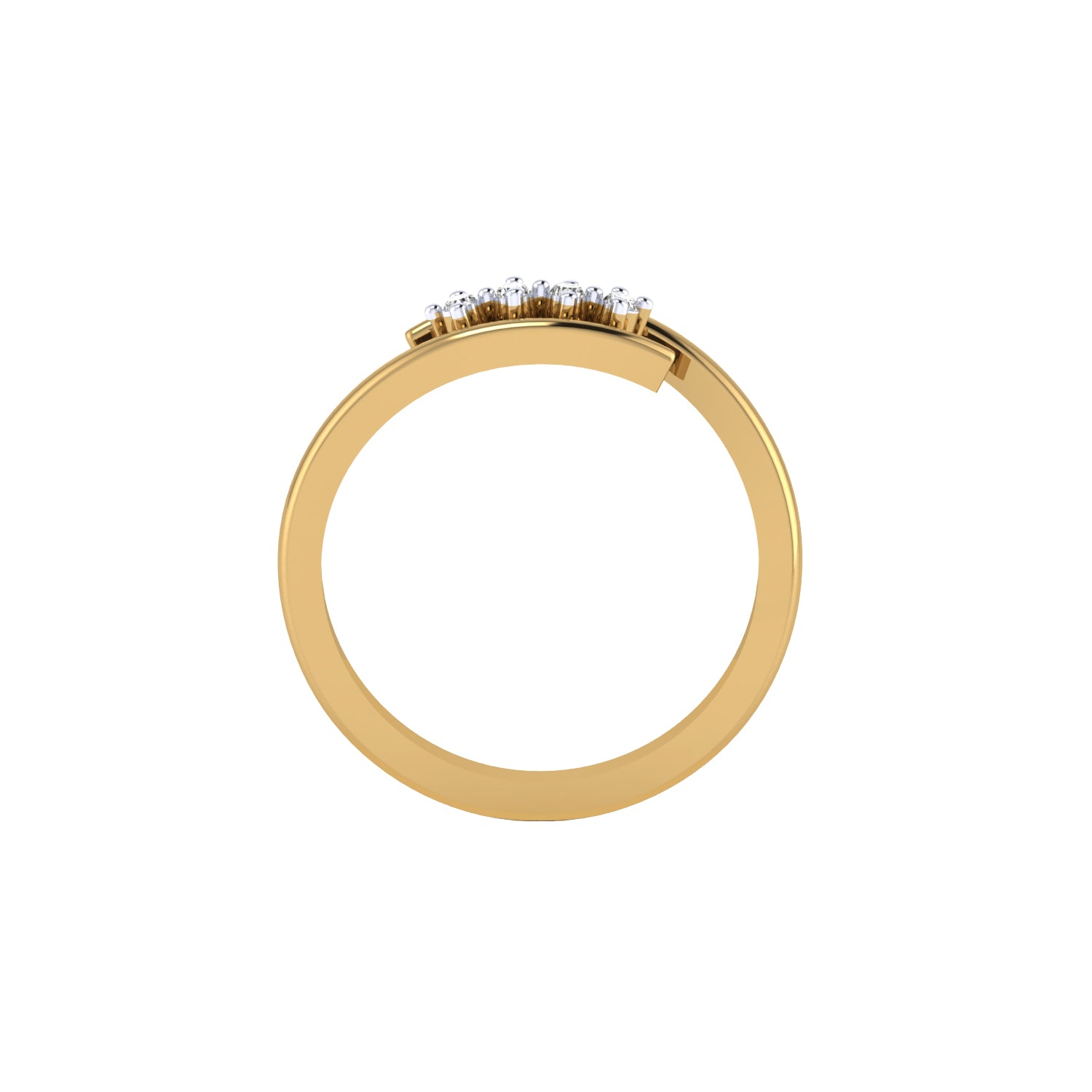 Yellow Gold Plated Sterling Silver Ring