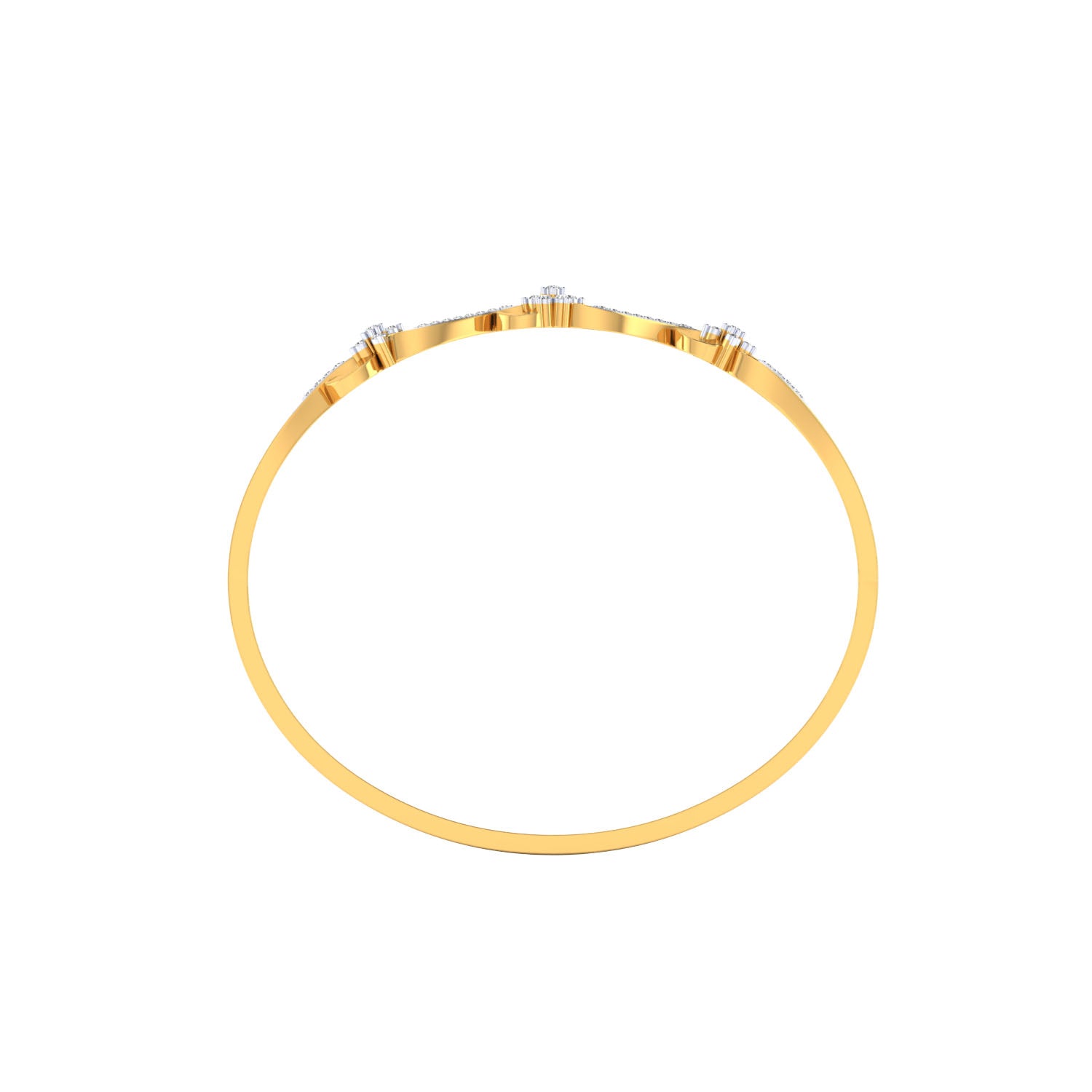 Yellow Gold Plated Sterling Silver Ring