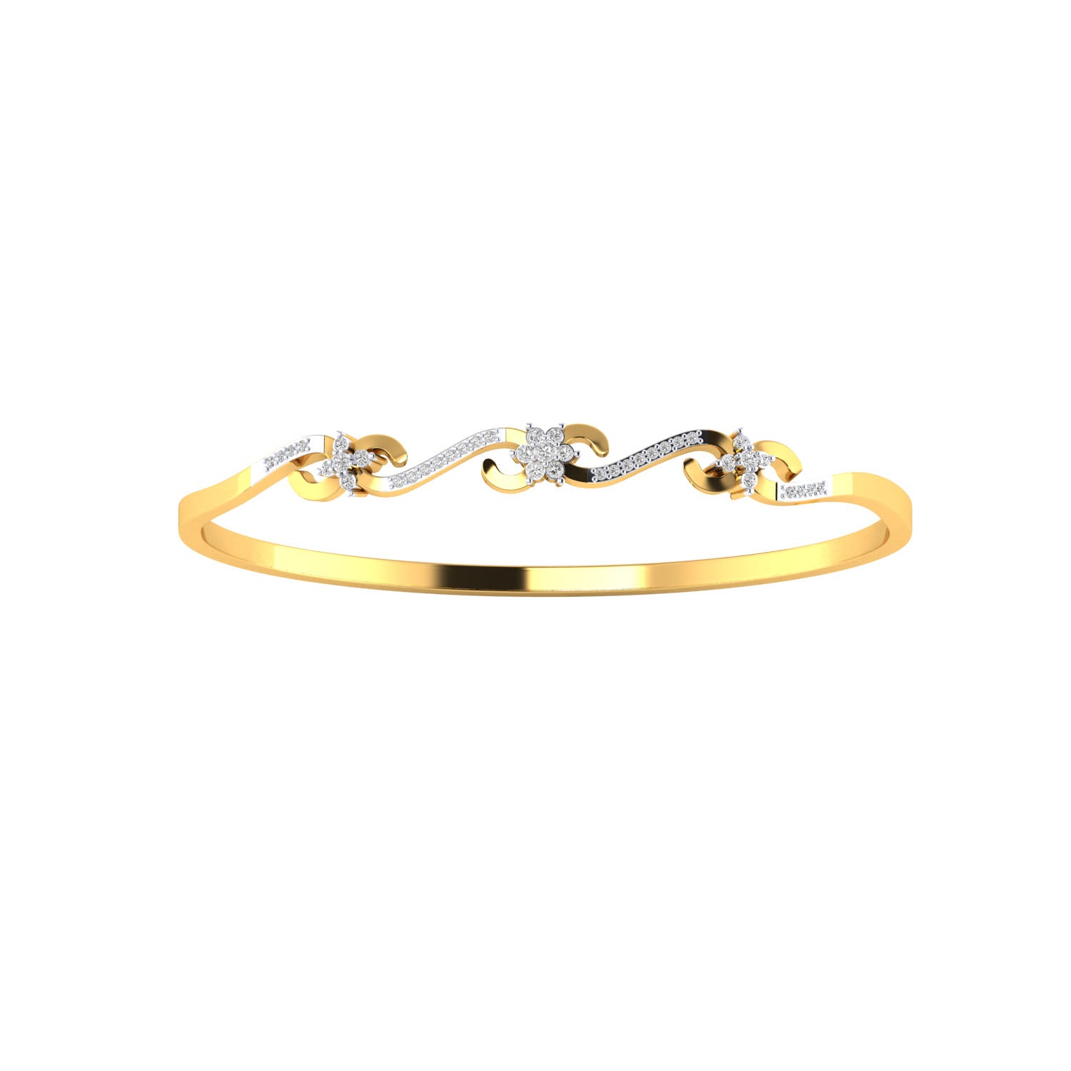 Yellow Gold Plated Sterling Silver Ring