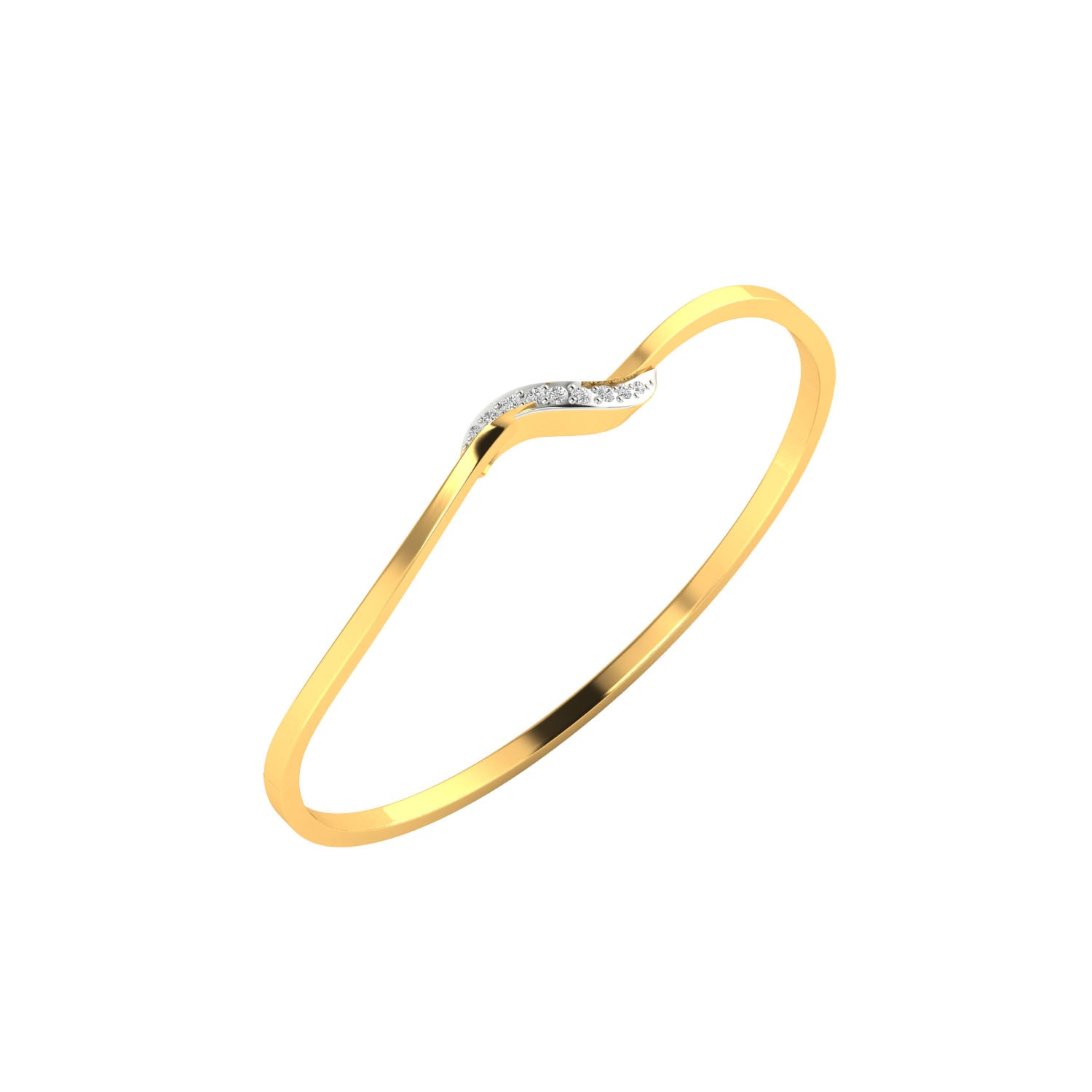 Yellow Gold Plated Sterling Silver Ring