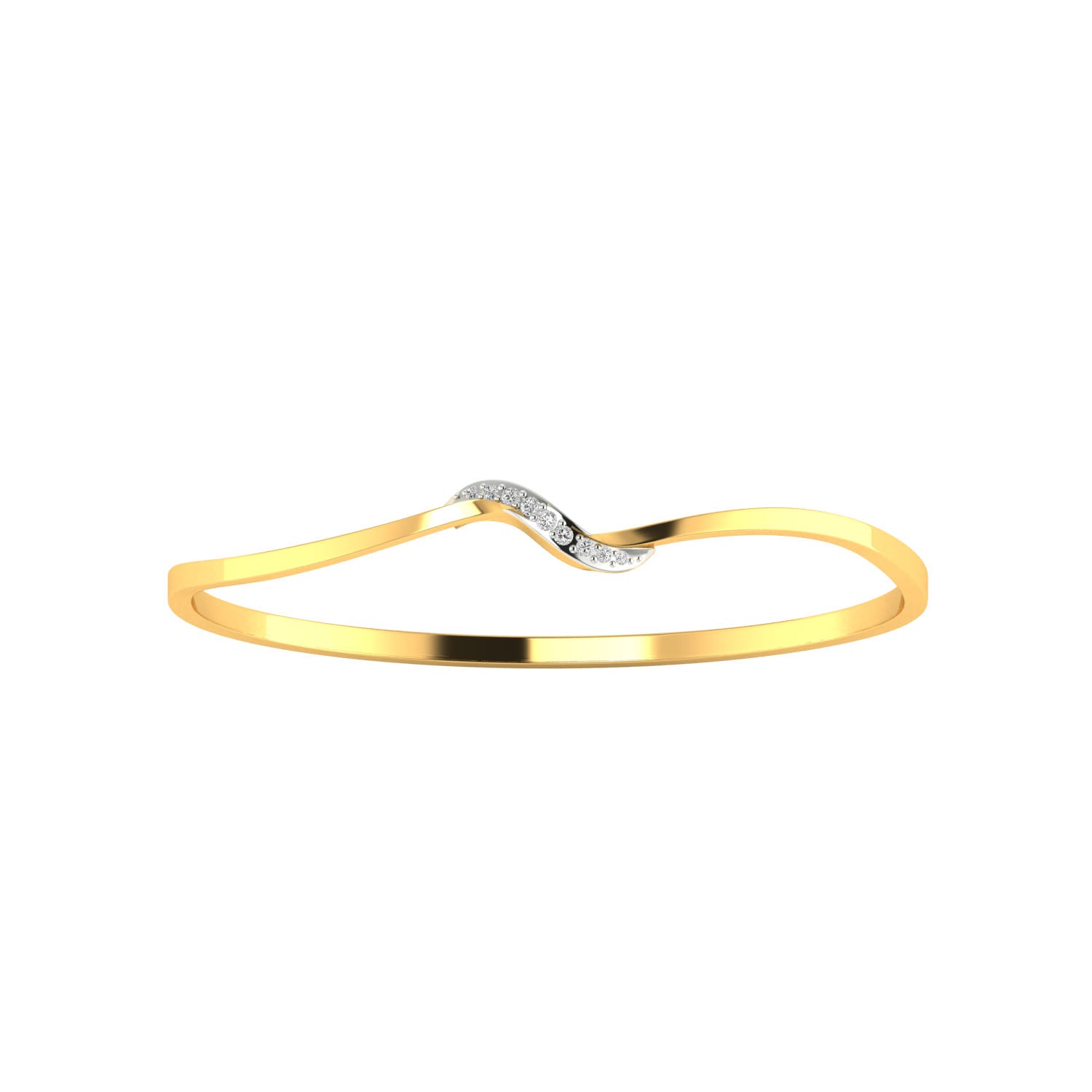 Yellow Gold Plated Sterling Silver Ring