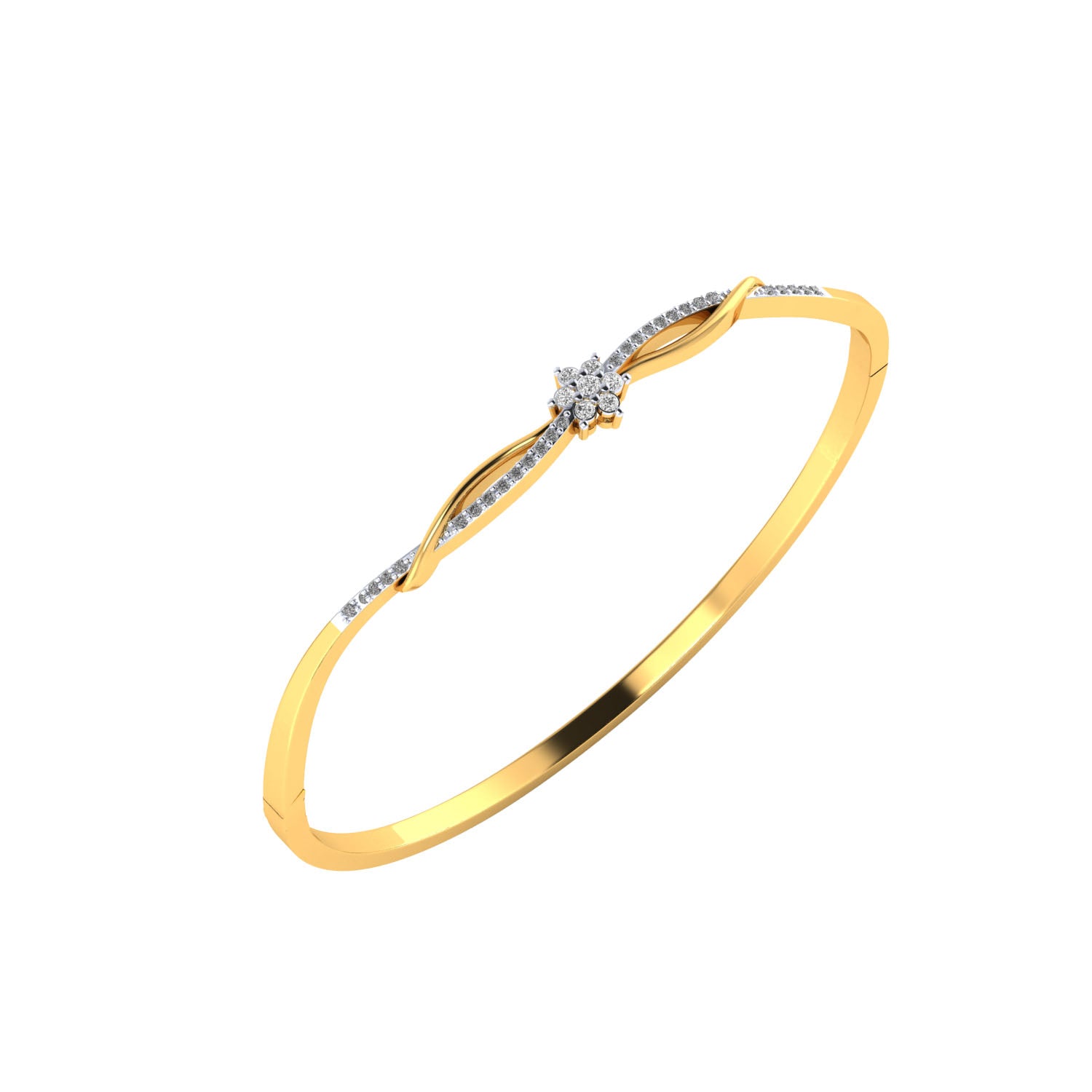 Yellow Gold Plated Sterling Silver Ring