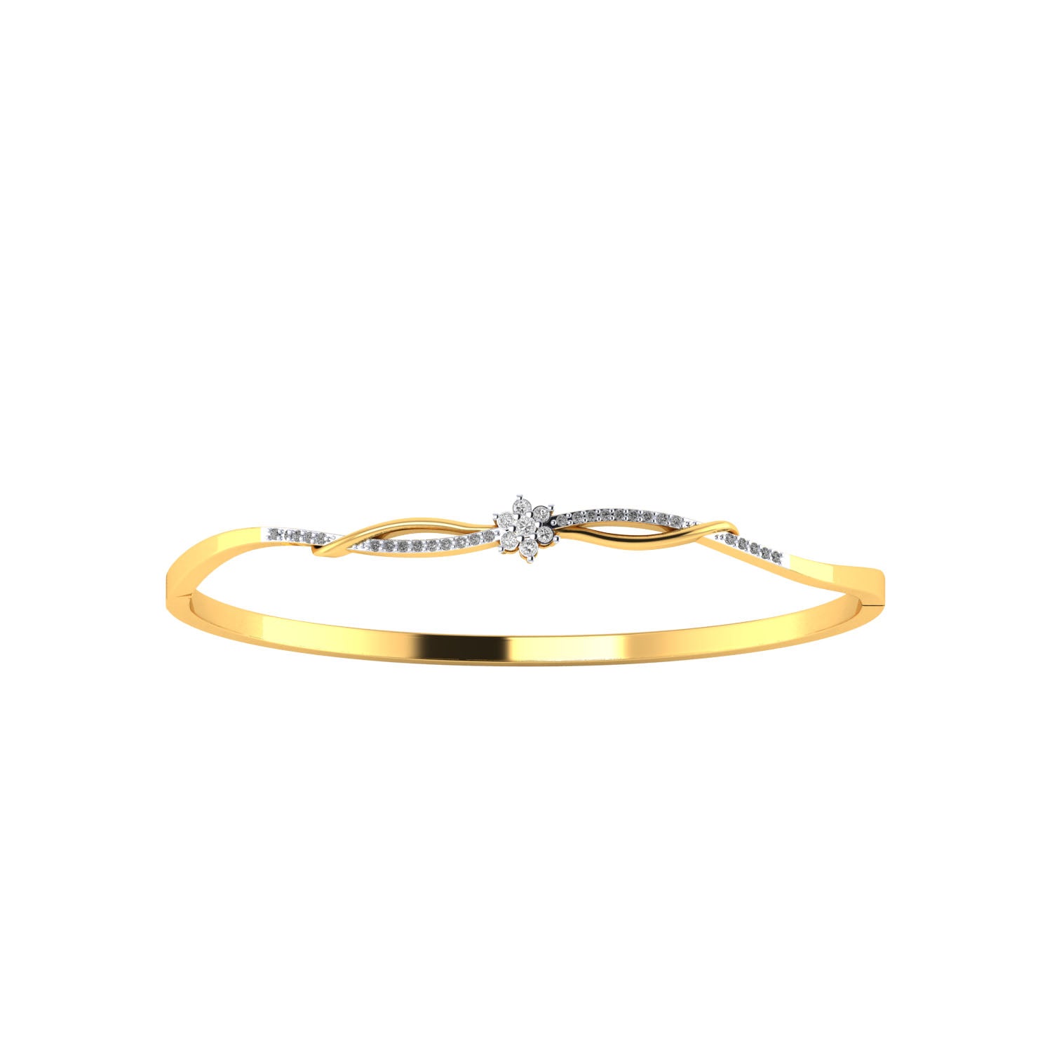 Yellow Gold Plated Sterling Silver Ring
