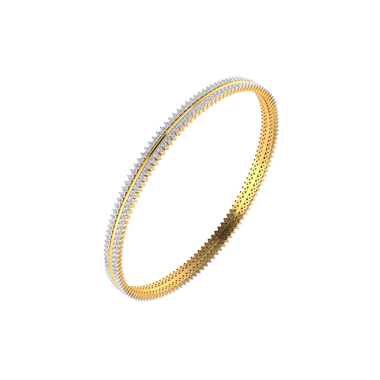 Yellow Gold Plated Sterling Silver Ring