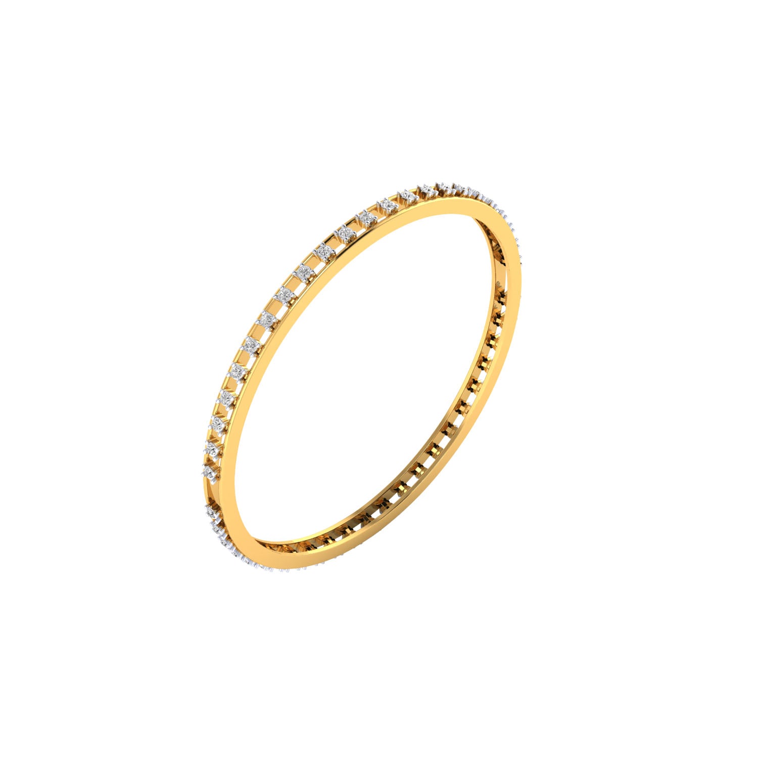 Yellow Gold Plated Sterling Silver Ring