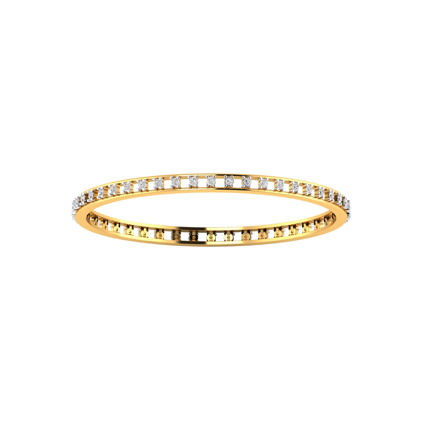 Yellow Gold Plated Sterling Silver Ring