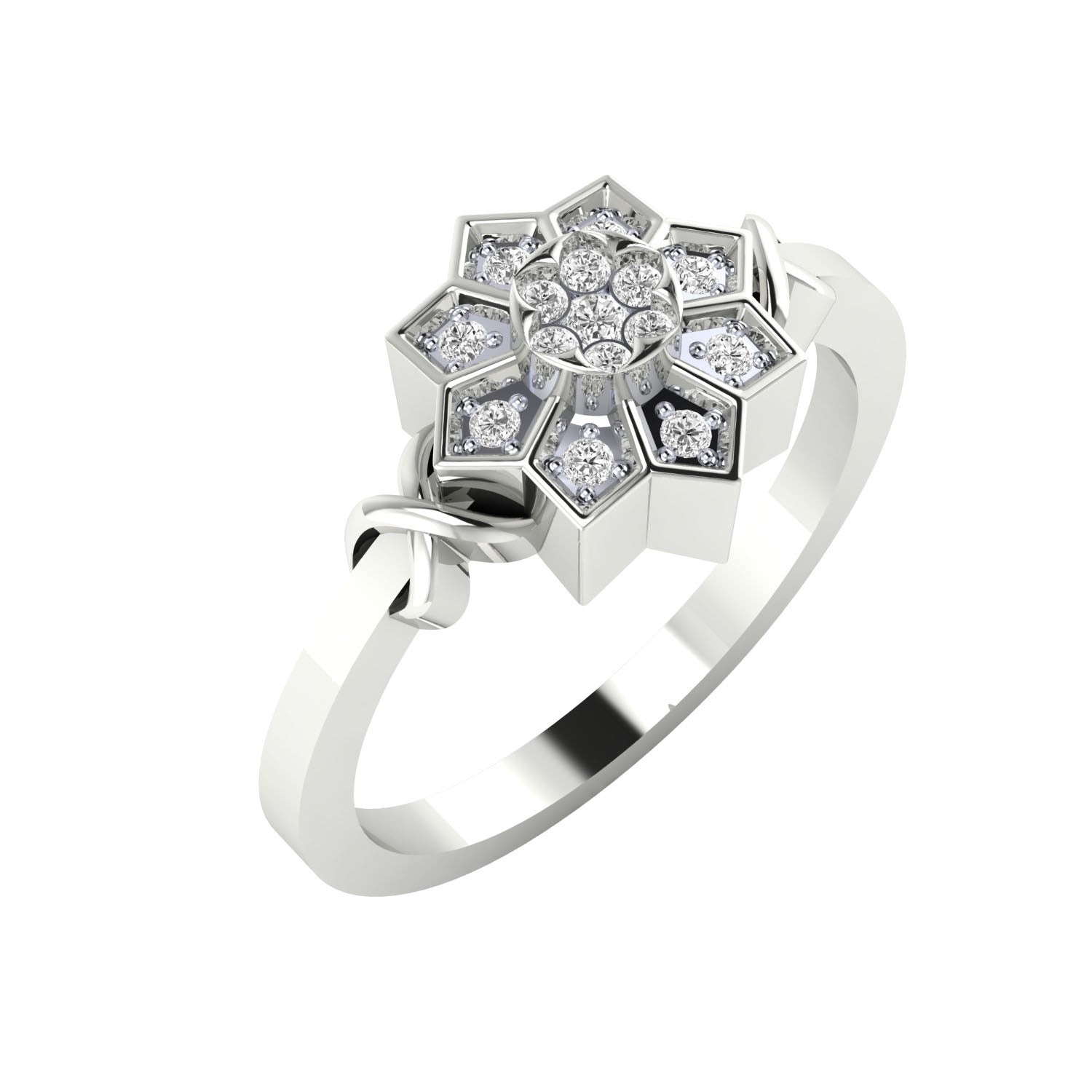 White Gold Ring