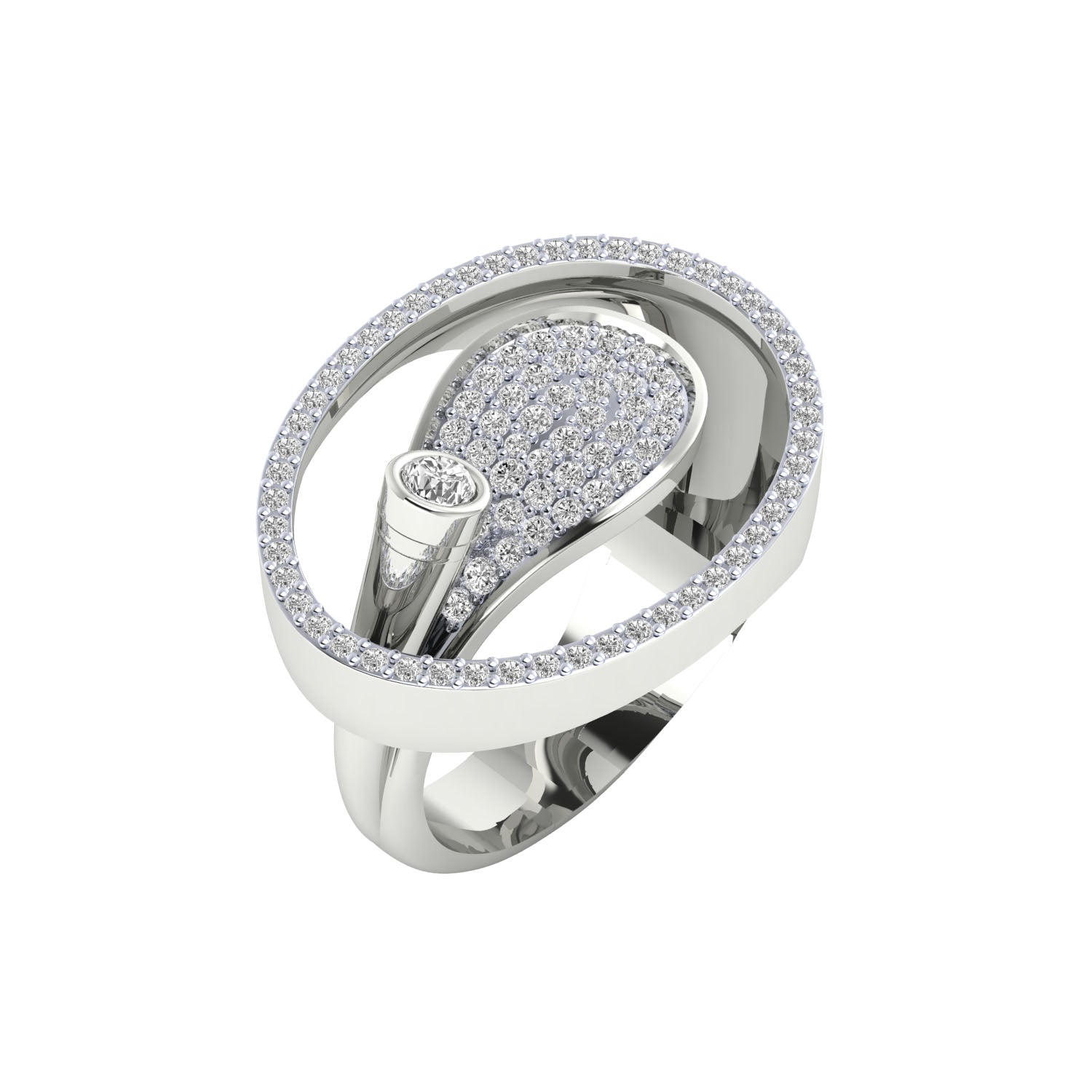 White Gold Ring