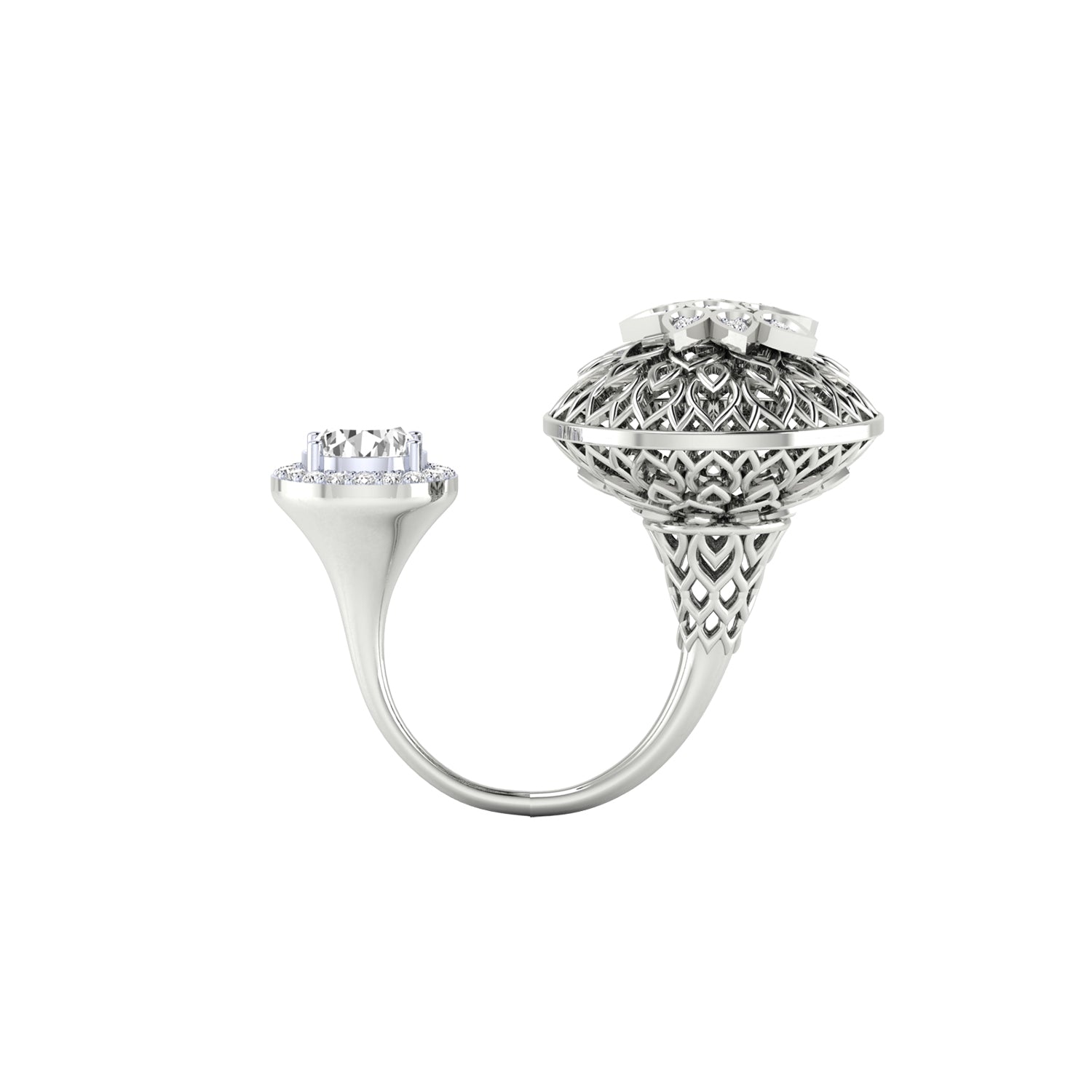 White Gold Ring