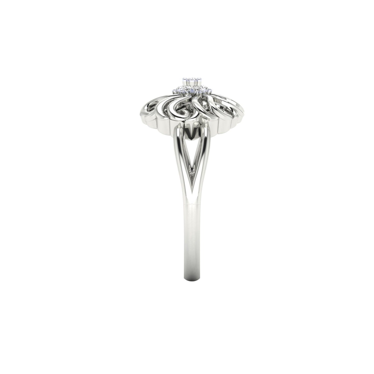 White Gold Ring