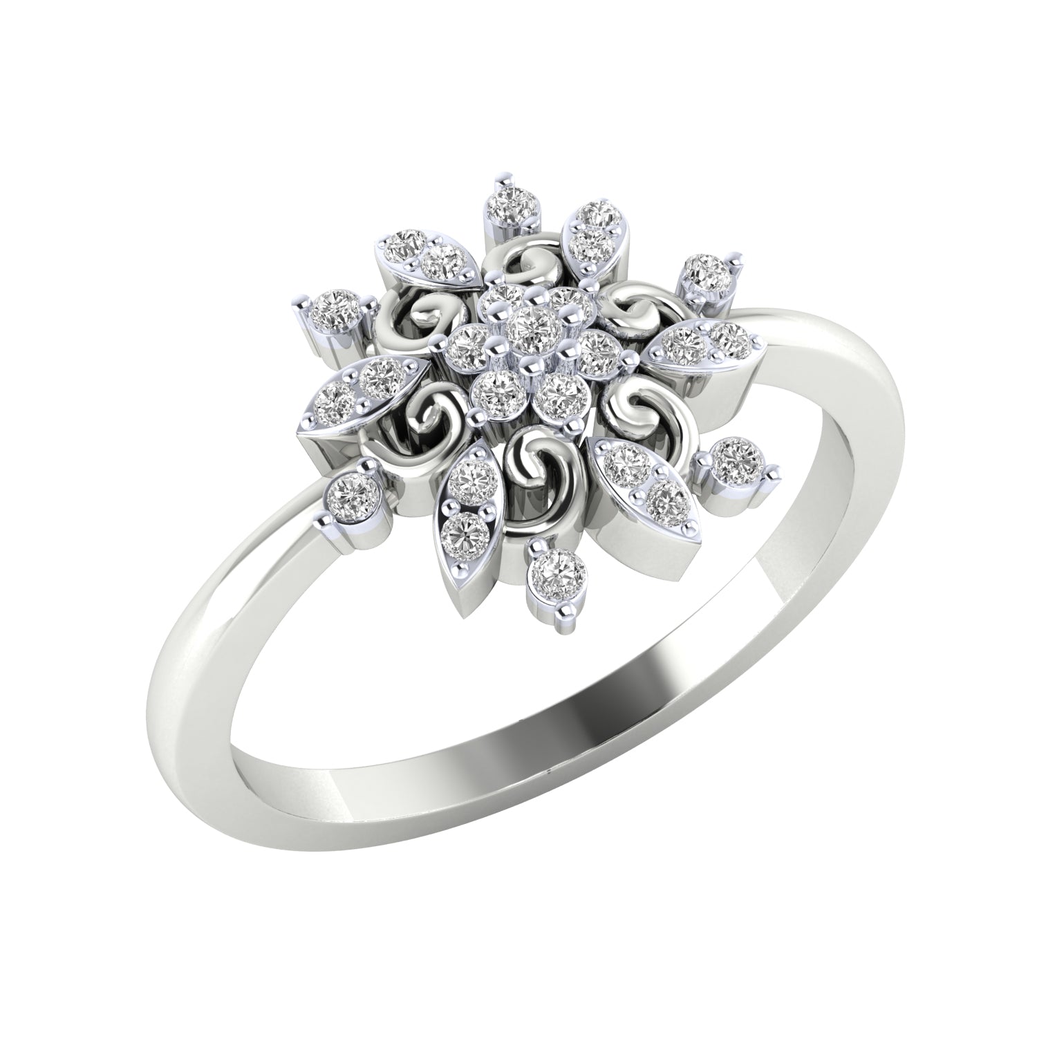 White Gold Ring