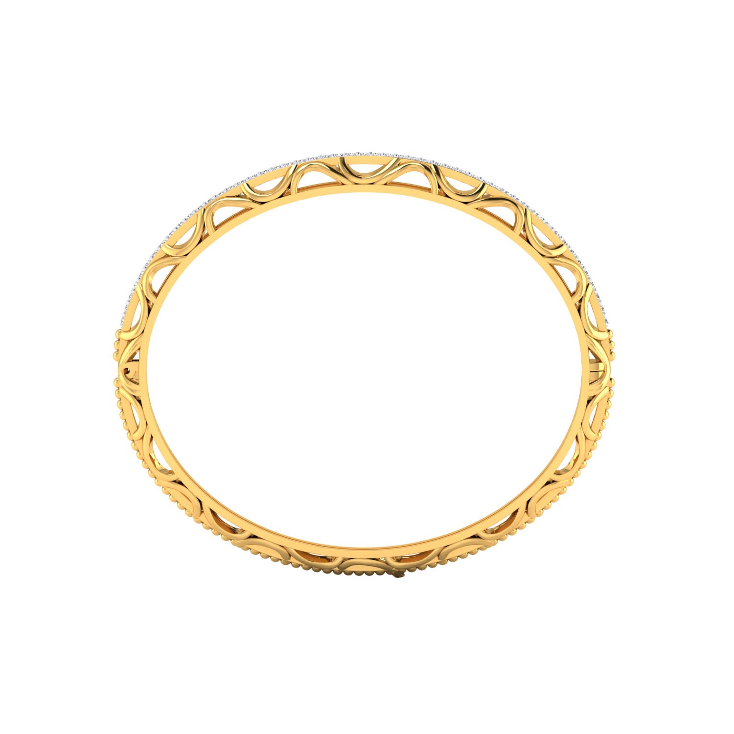 Yellow Gold Plated Sterling Silver Ring