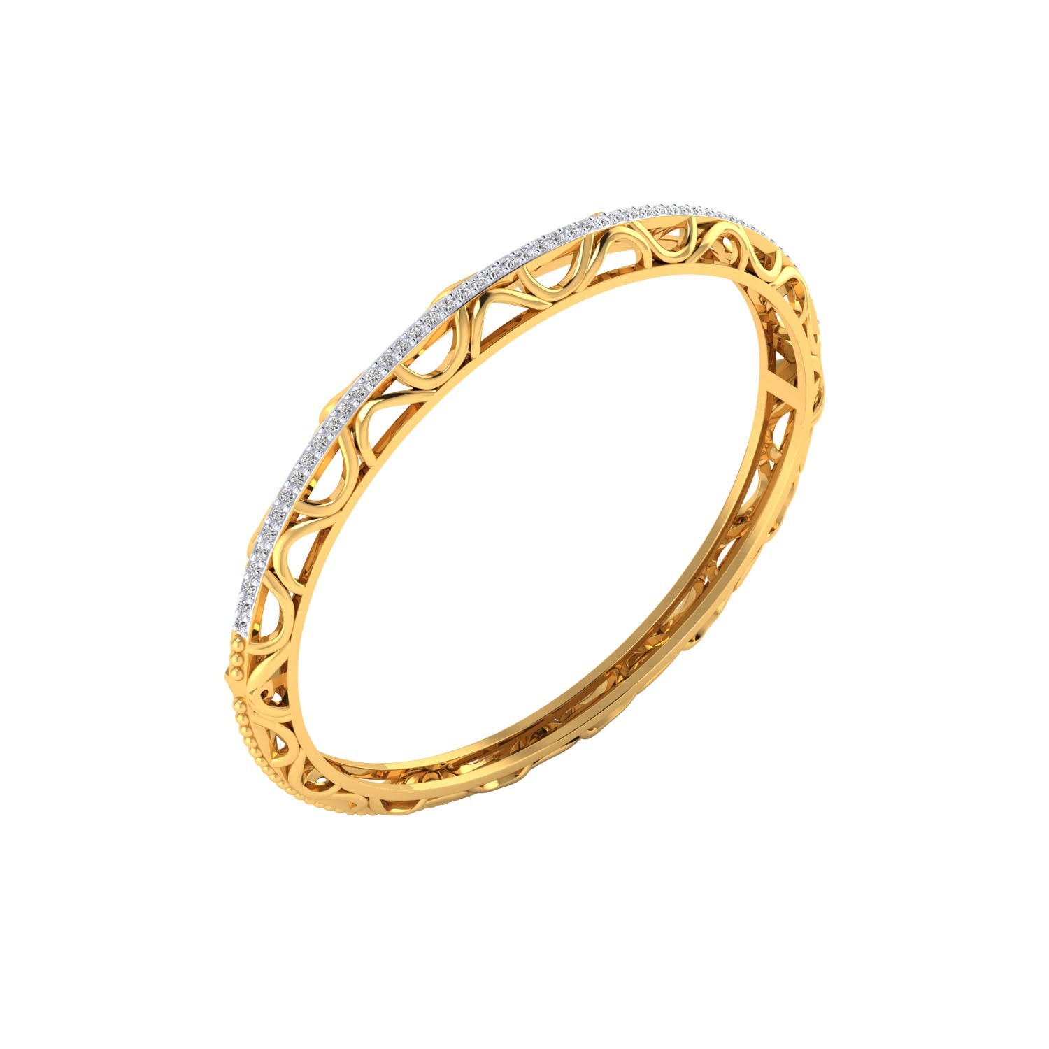 Yellow Gold Plated Sterling Silver Ring