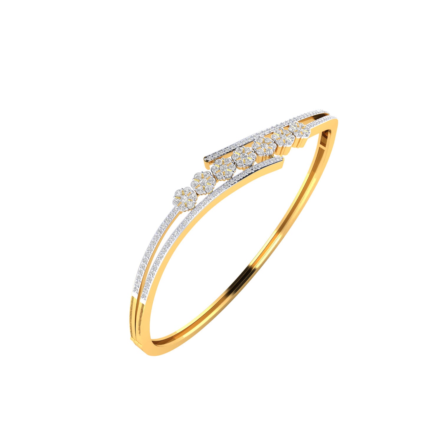 Yellow Gold Plated Sterling Silver Ring
