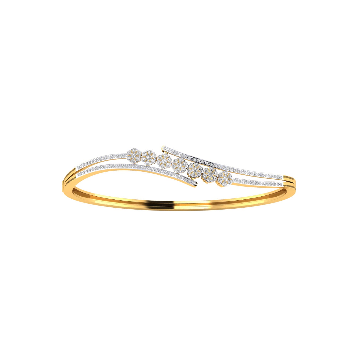Yellow Gold Plated Sterling Silver Ring