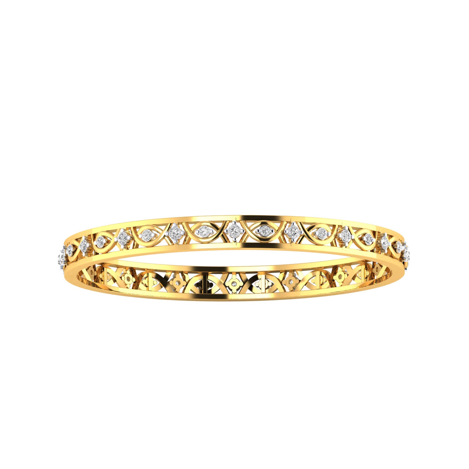 Yellow Gold Plated Sterling Silver Ring